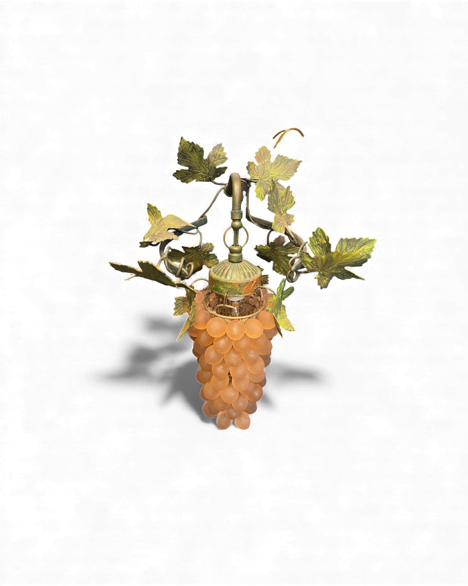 1-Globe Murano Glass Grape Wall Lamp