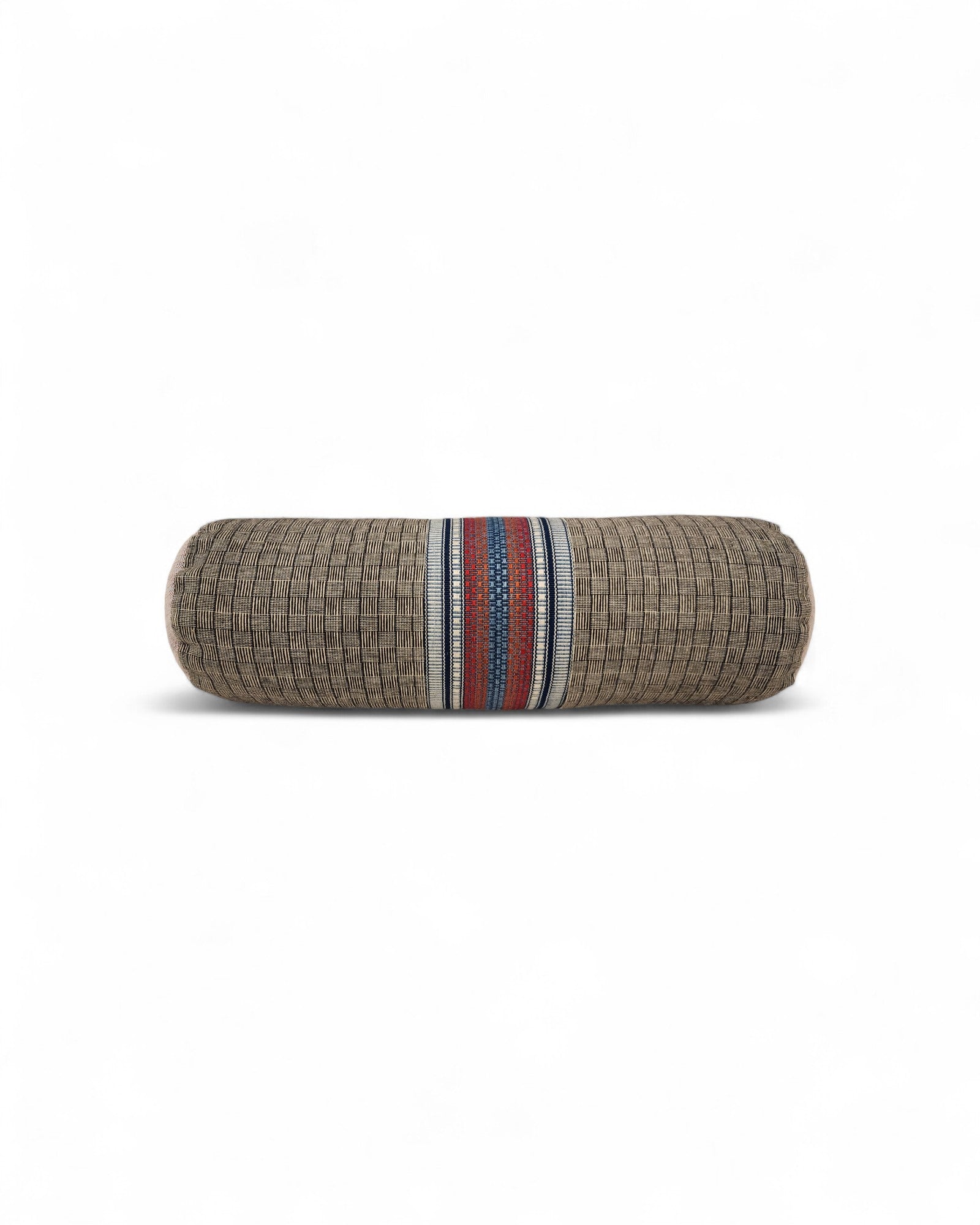 Brocade Centre Bolster with Tortoiseshell Weave