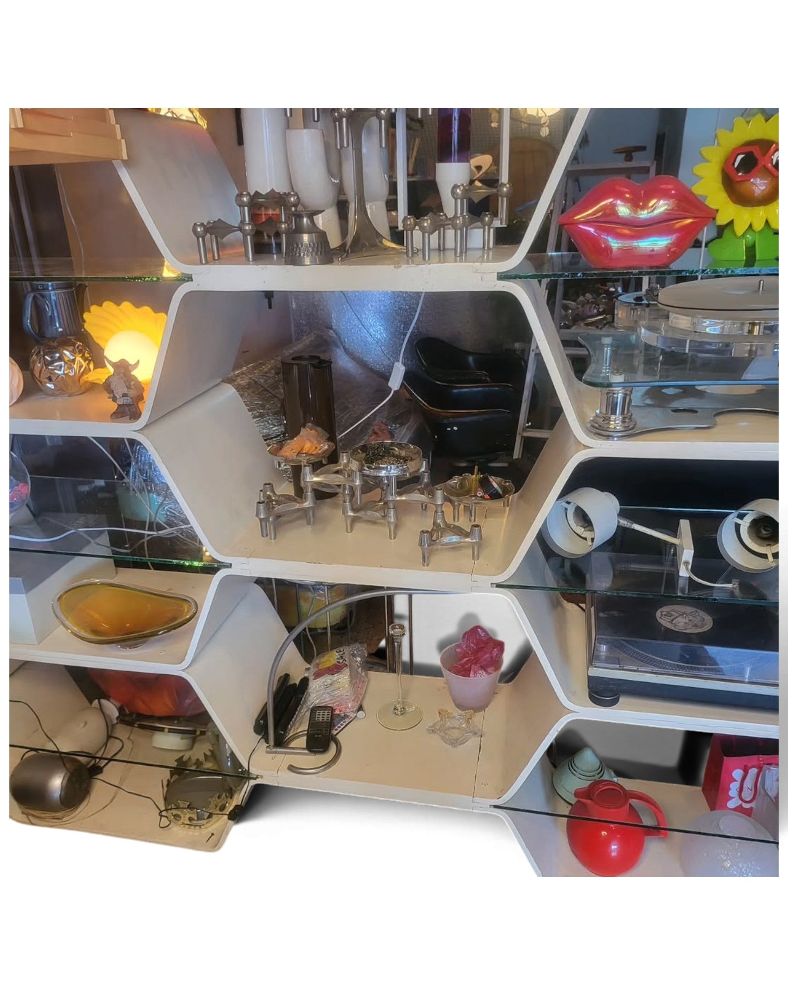 Honeycomb Modular Shelving by Bill Curry for Heller