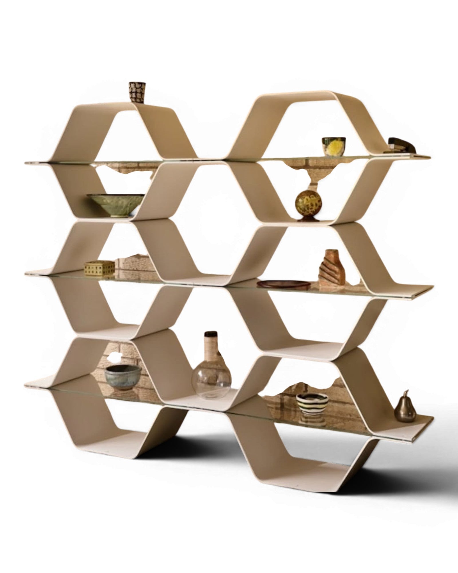 Honeycomb Modular Shelving by Bill Curry for Heller