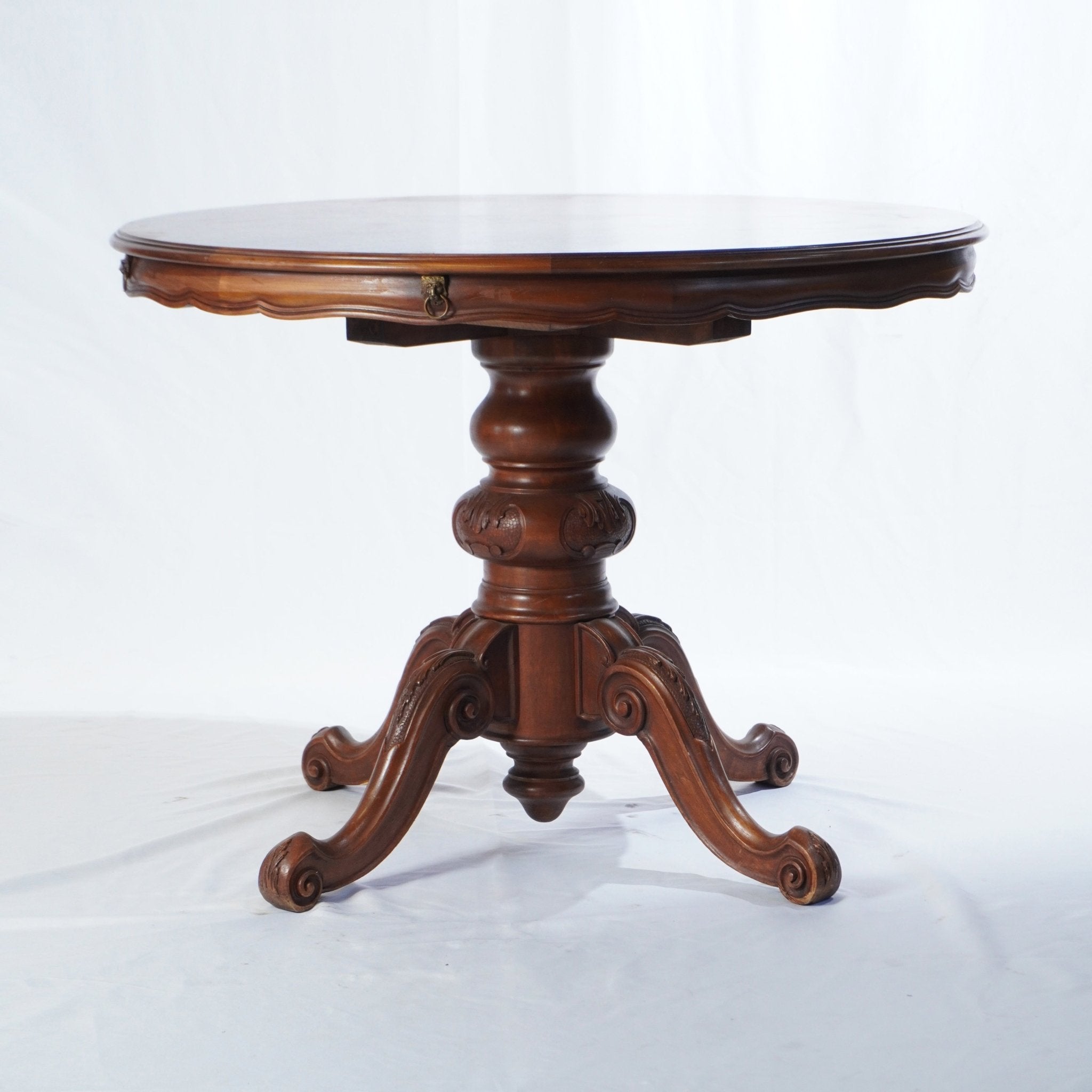 Italian Round Walnut Tables M - Surround Living - 3