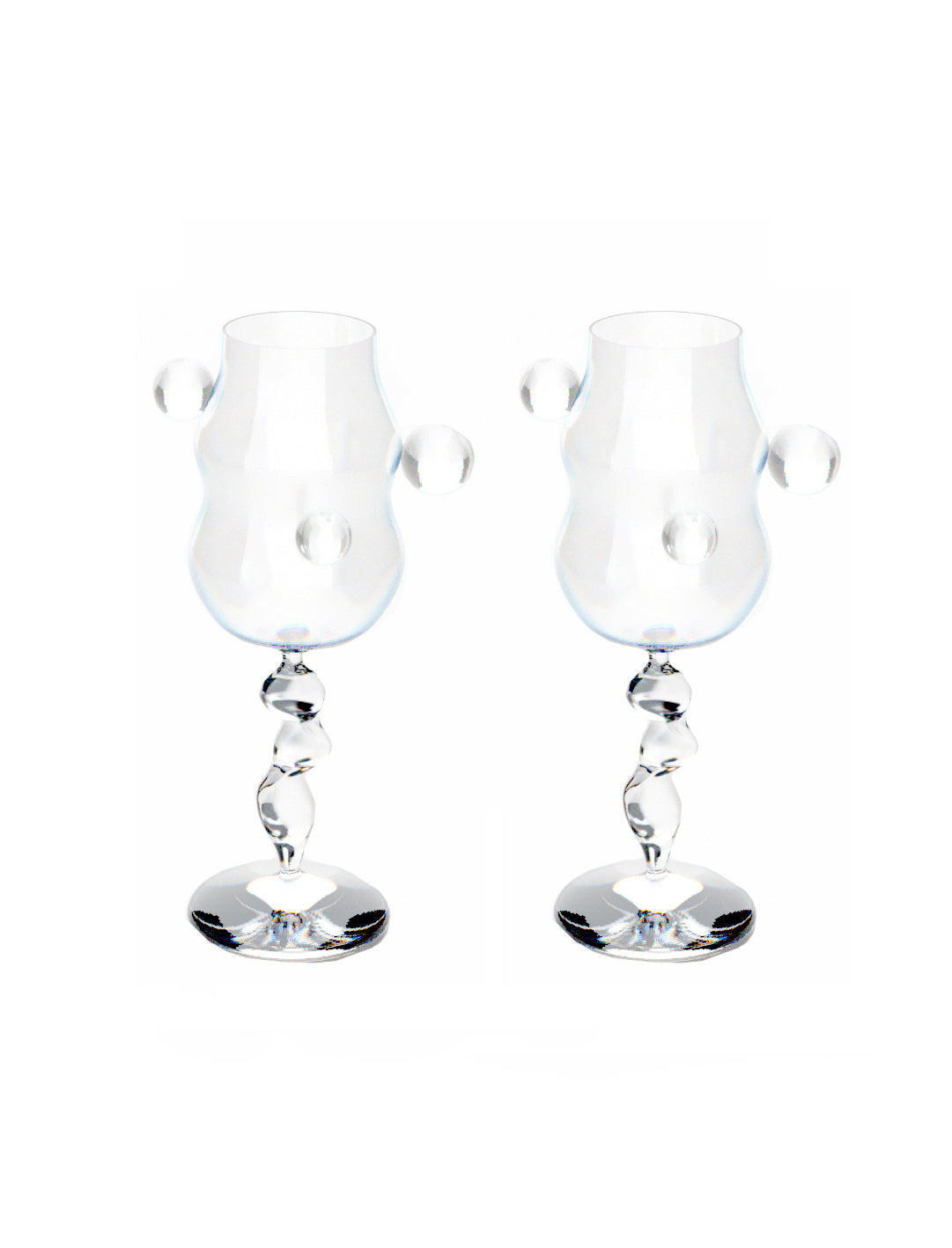 Forever Melted Angel, Clear - Set of 2