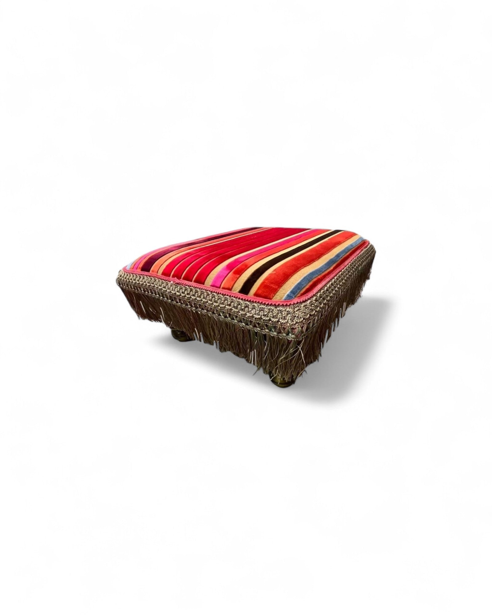 Velvet Boho Bazaar Footstool