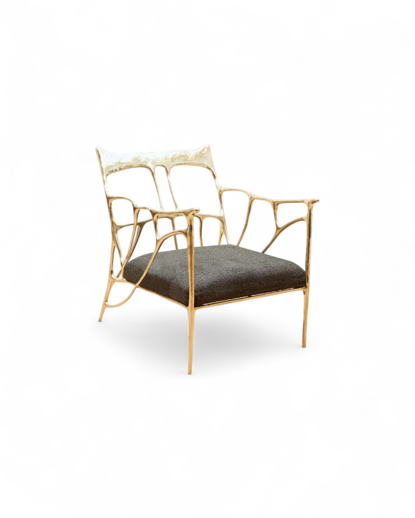 Ink Chair M0253 - Polished Brass