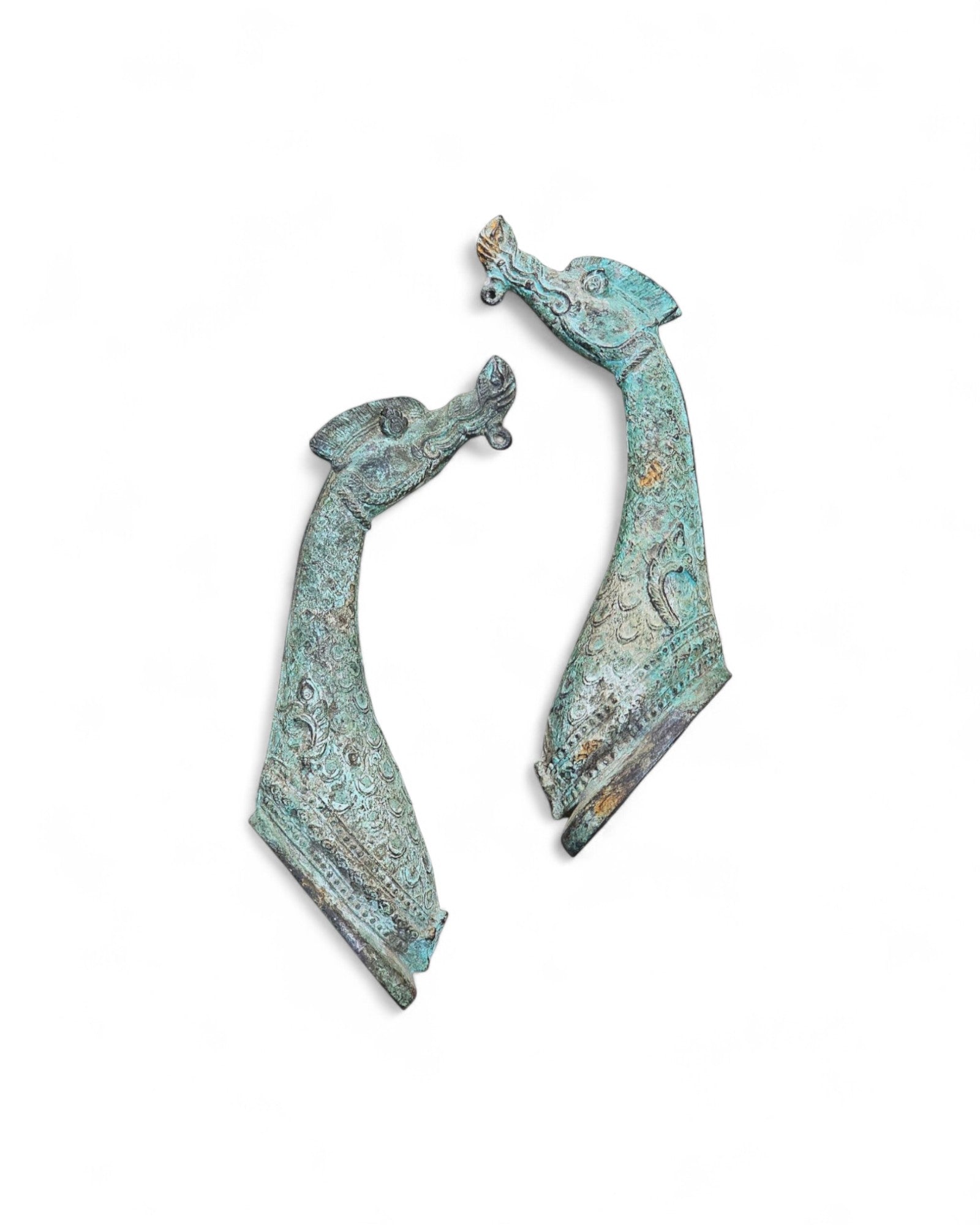 Bronze Suphannahong Neck Finials for Hanging Temple Bells