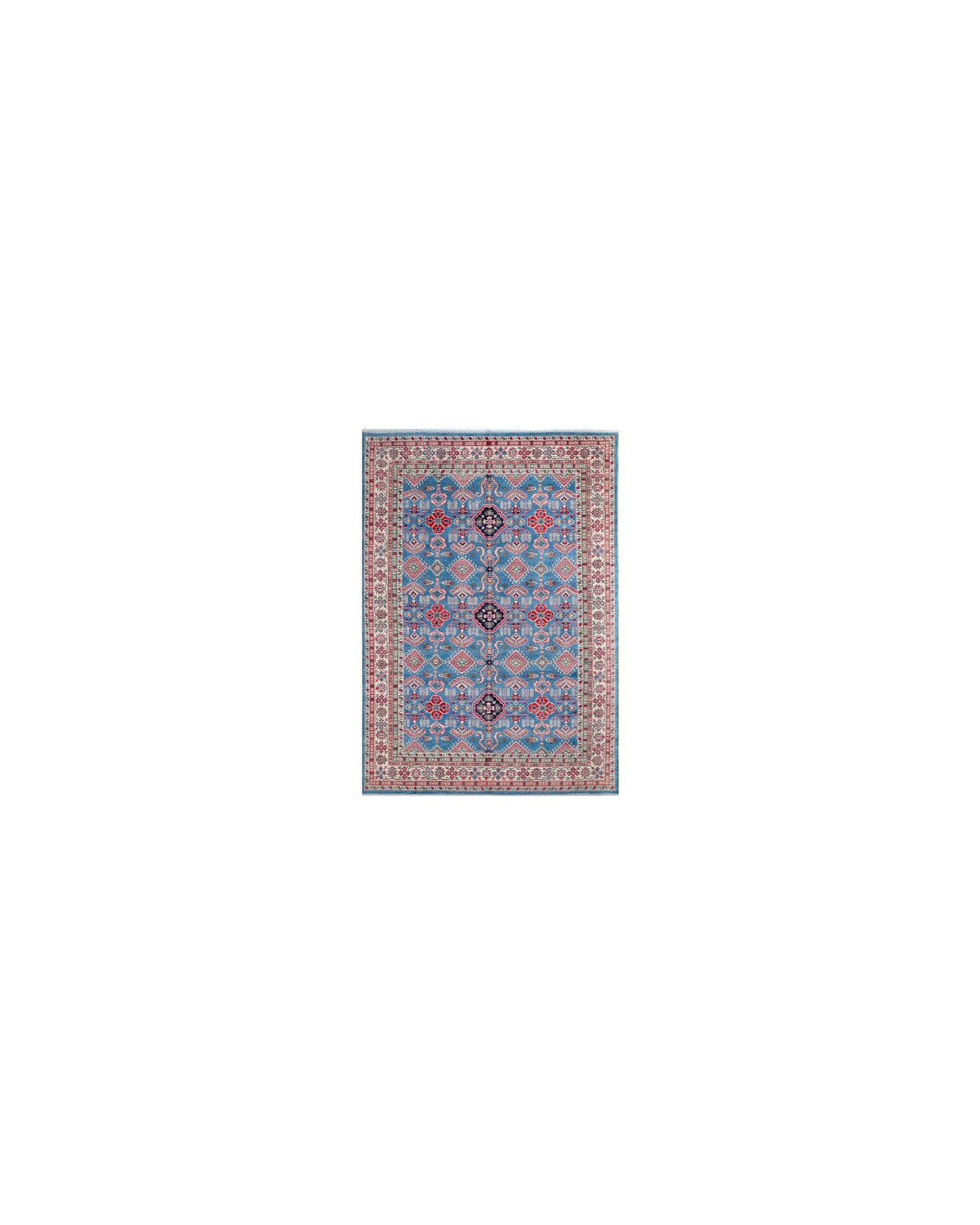 Kazak Oriental Carpet – Caucasian Geometric Design | 416 x 300 cm - Surround Living - 1