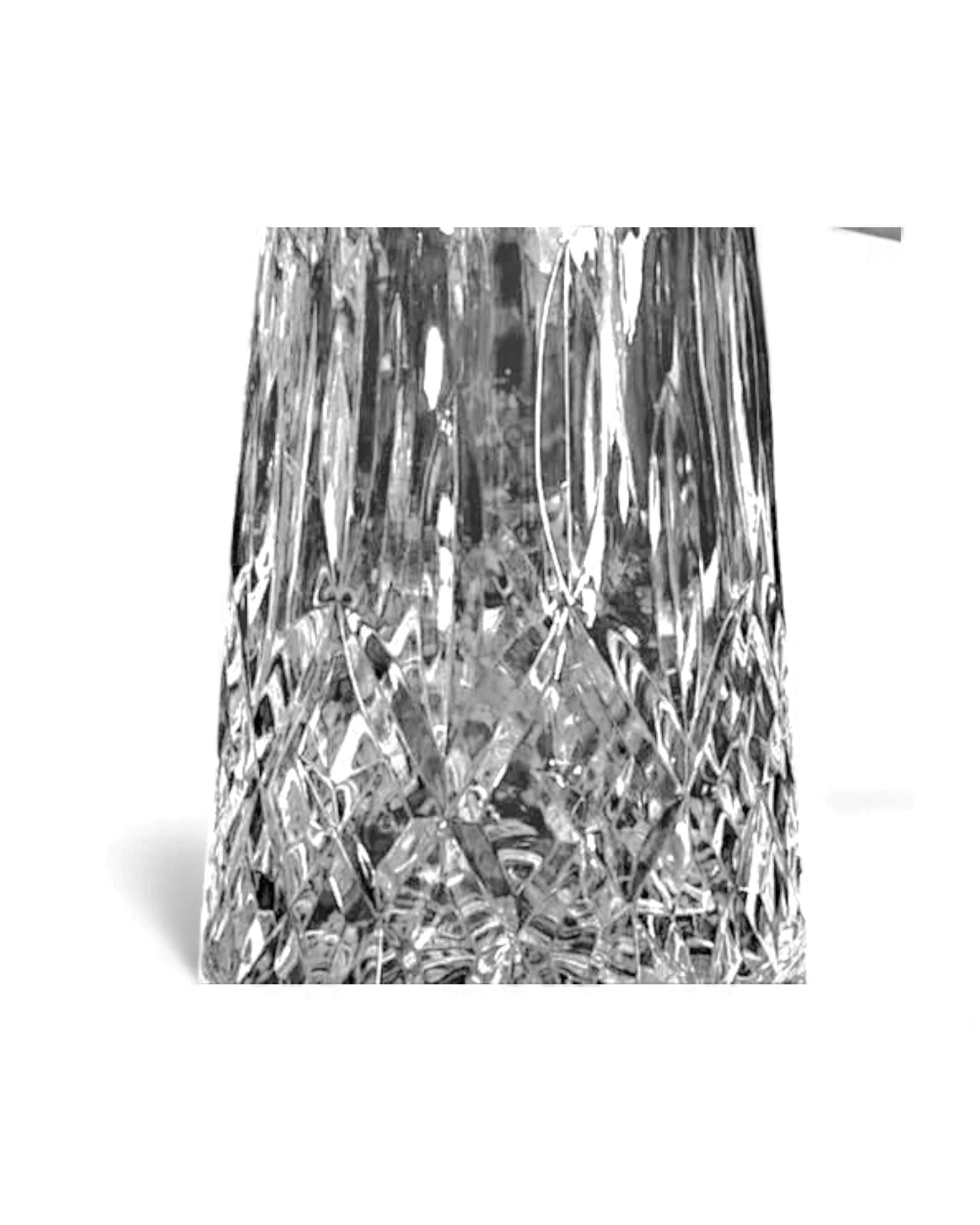 European Cut Crystal Decanter with Teardrop Stopper