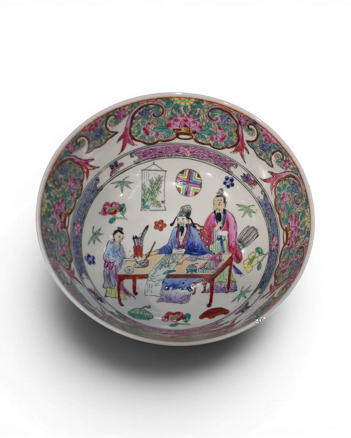 3 Chinese Famille Verte Bowls - Surround Living - 4