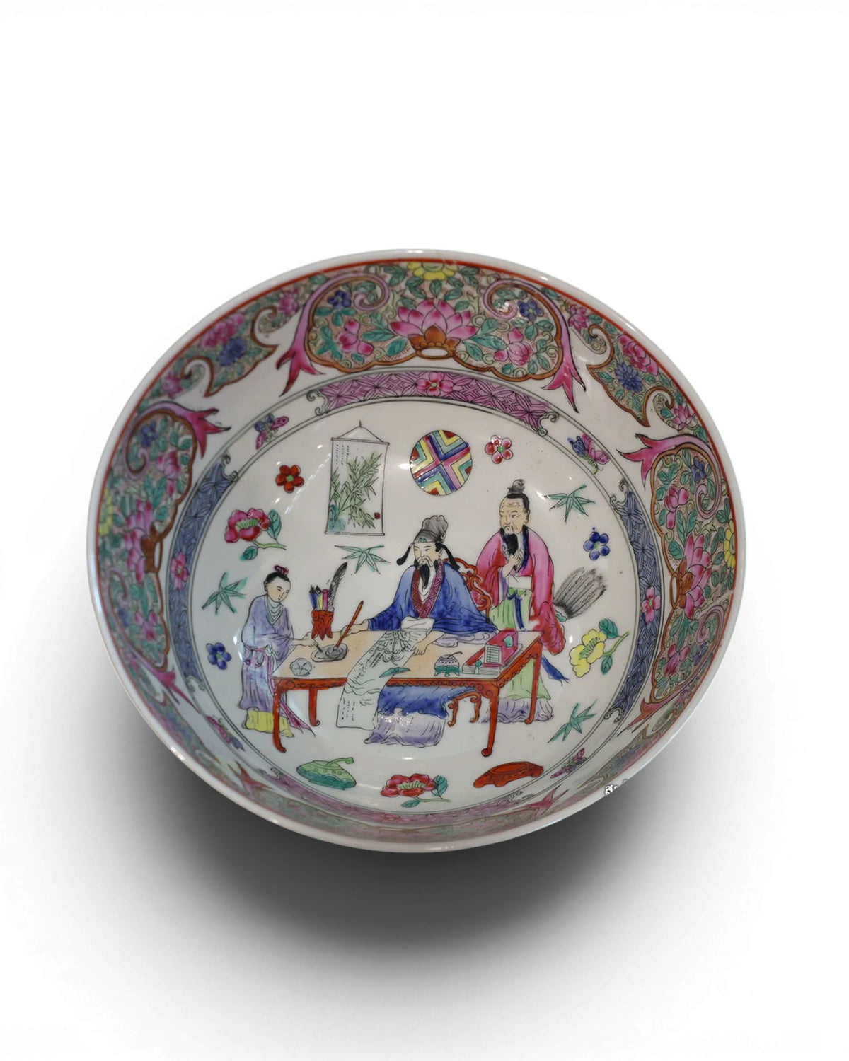 3 Chinese Famille Verte Bowls - Surround Living - 5