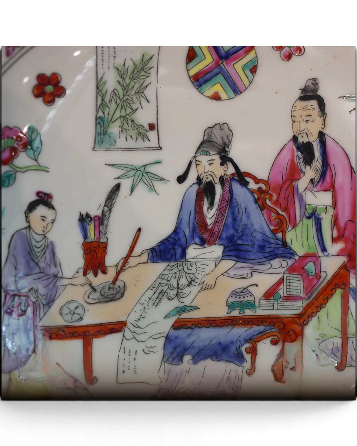 3 Chinese Famille Verte Bowls - Surround Living - 6