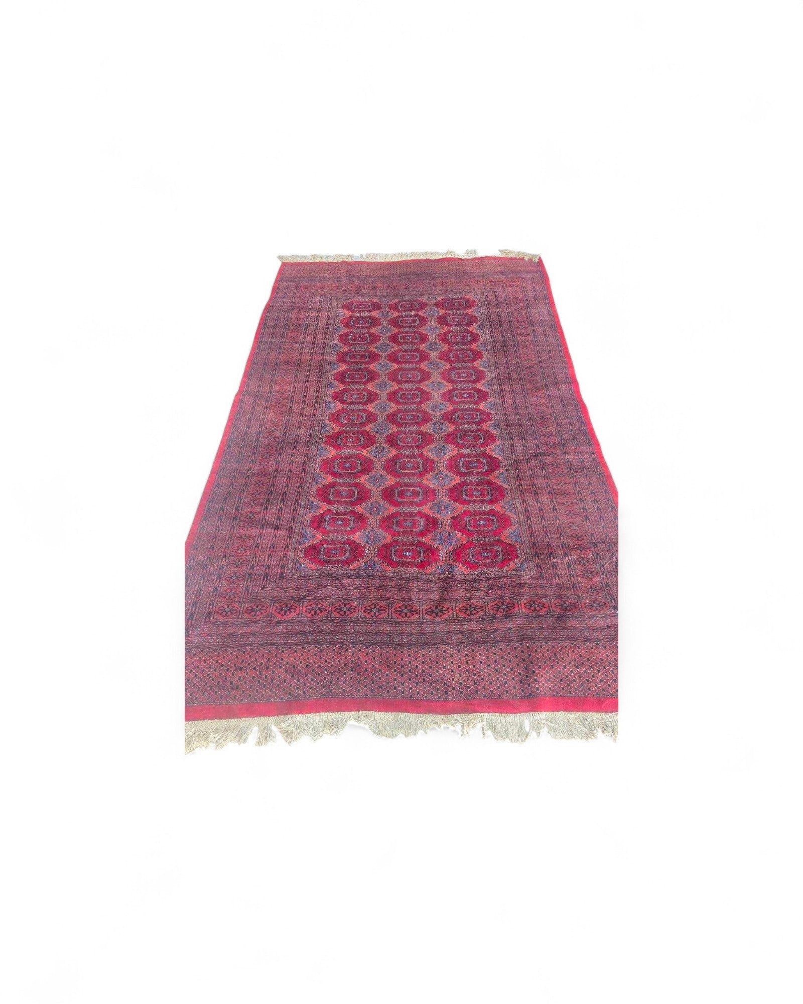 Persian Red Tribal Bokhara Rug