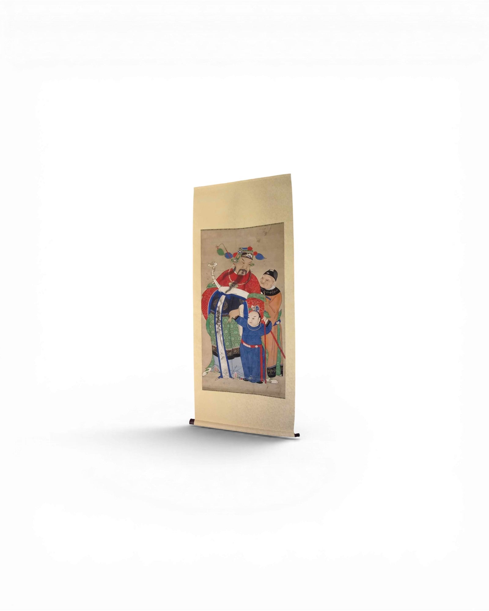 Chinese Painting on Paper - Fu Lu Shou (Three Star Gods)