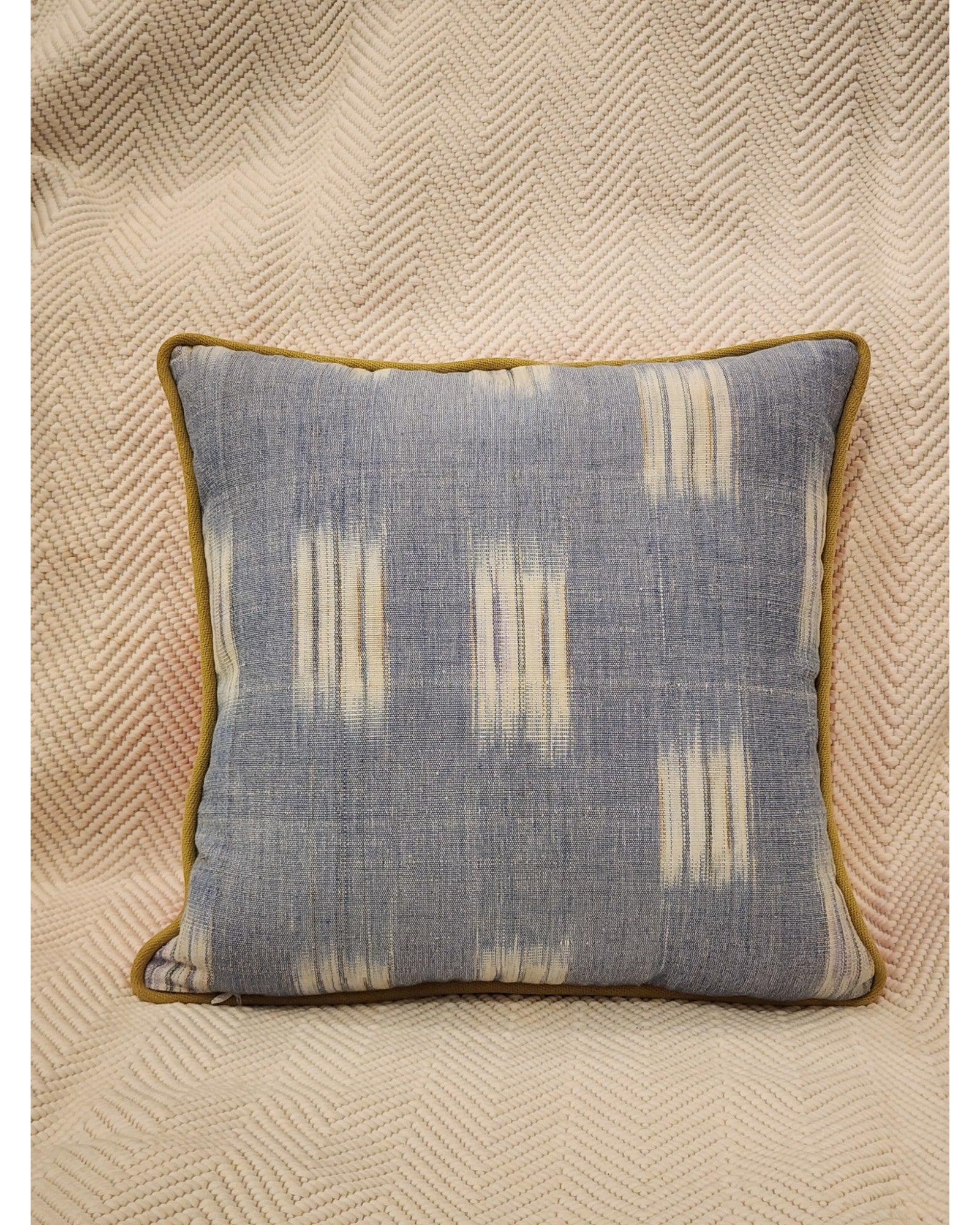 Hand Embroidered Cicada Cushion