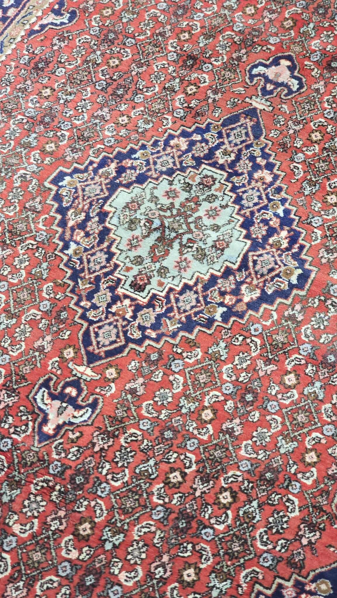 Herati Medallion Wool Rug