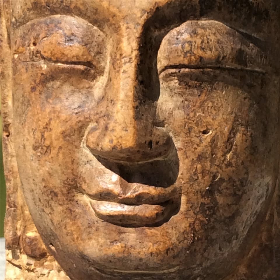 HEAD OF GUANYIN. Soap Stone