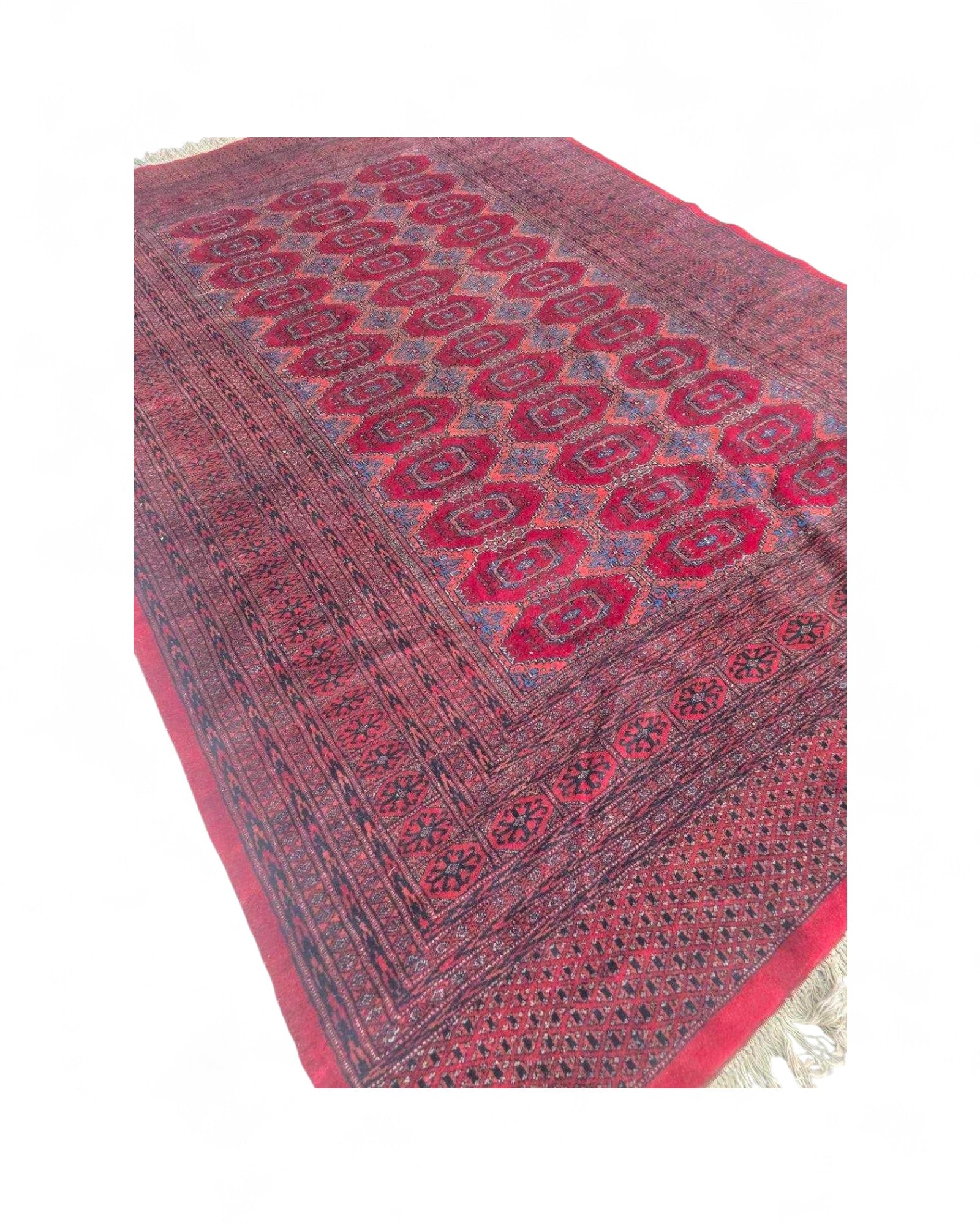 Persian Red Tribal Bokhara Rug