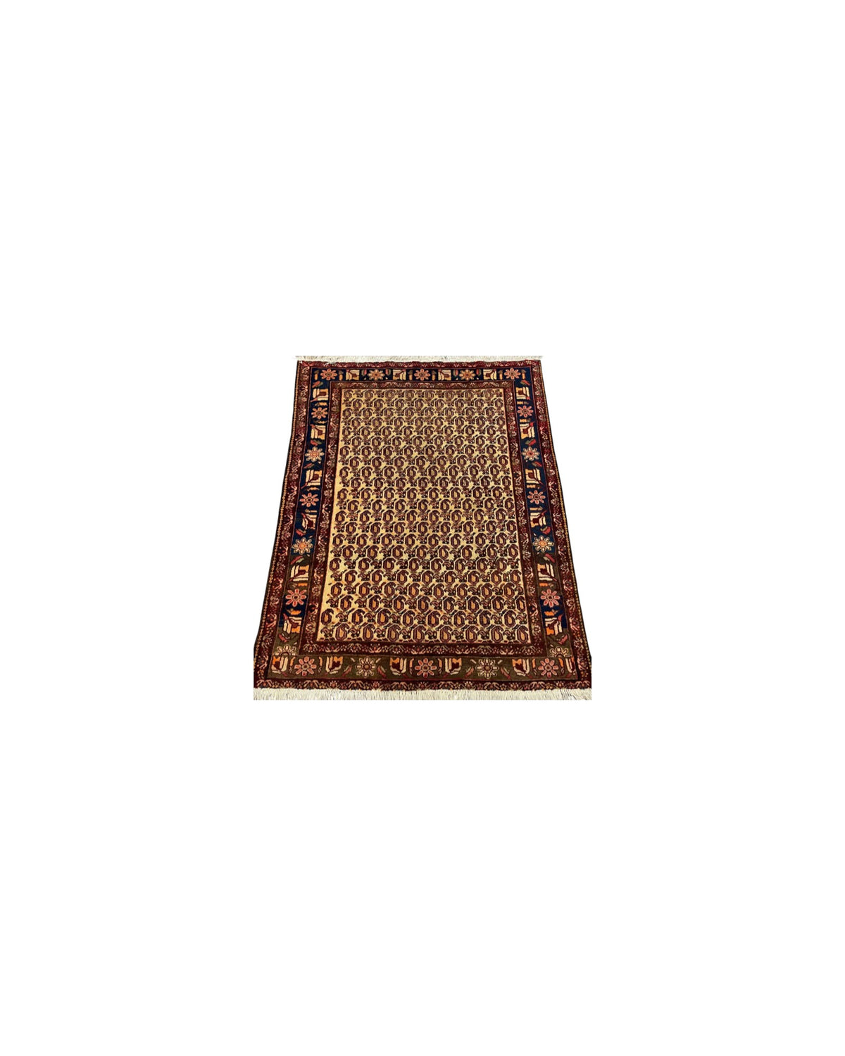 Vintage Persian Tribal Rug – Paisley (Boteh) Design | 140 x 110cm