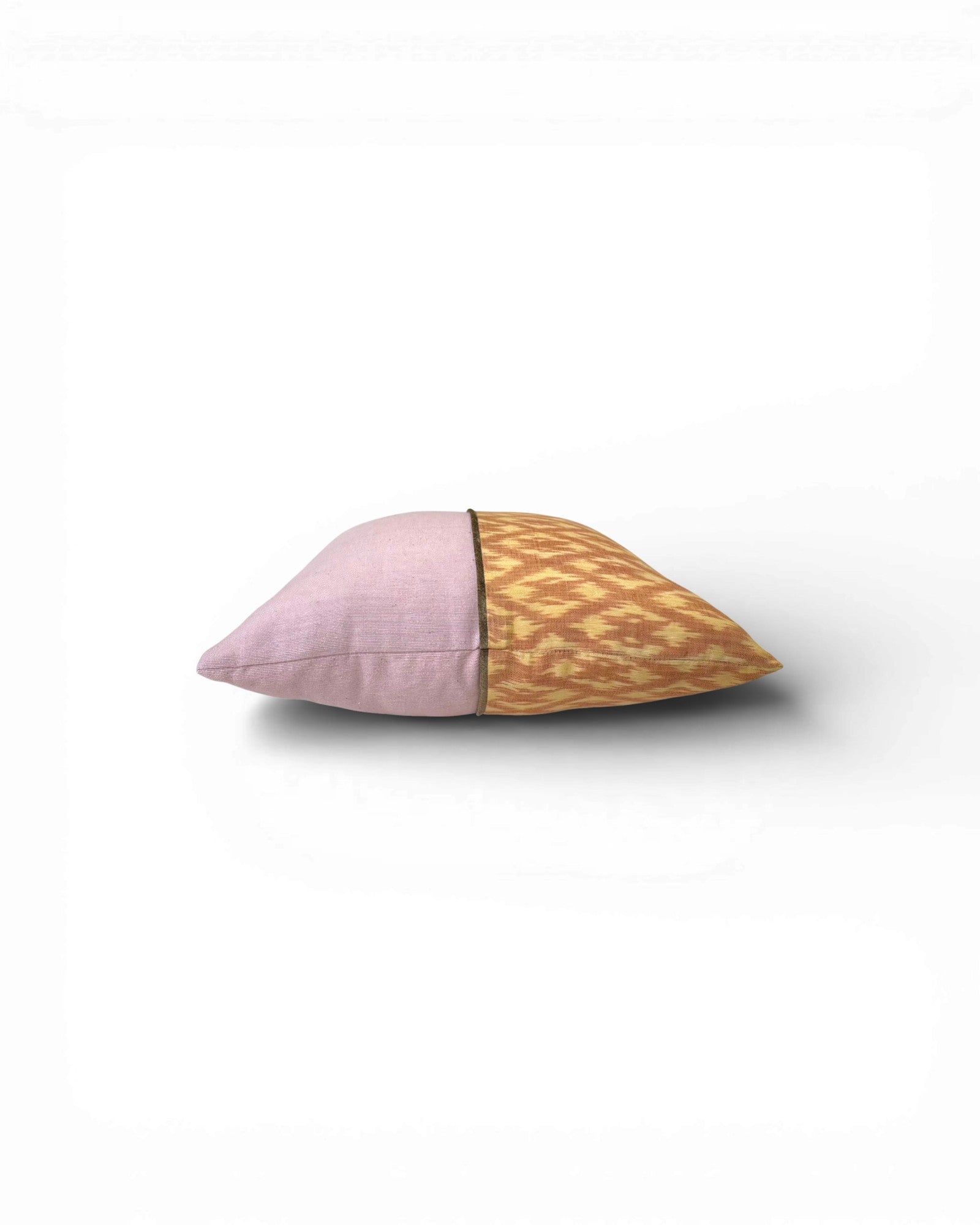 Ikat Textile Accent Cushion - Pink & Beige - Surround Living - 3