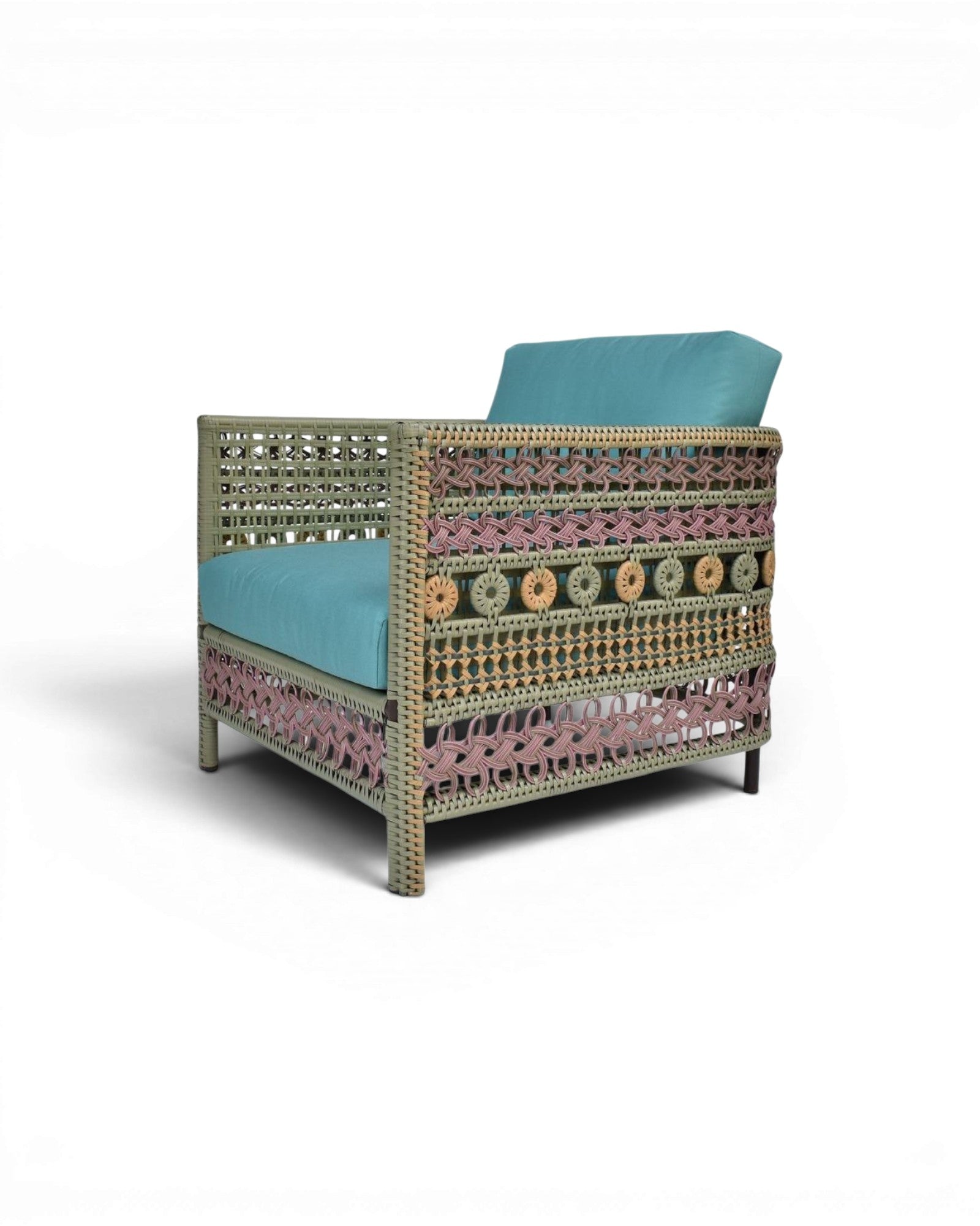 Roy - Rieng Armchair - Green / Pink - Surround Living - 5