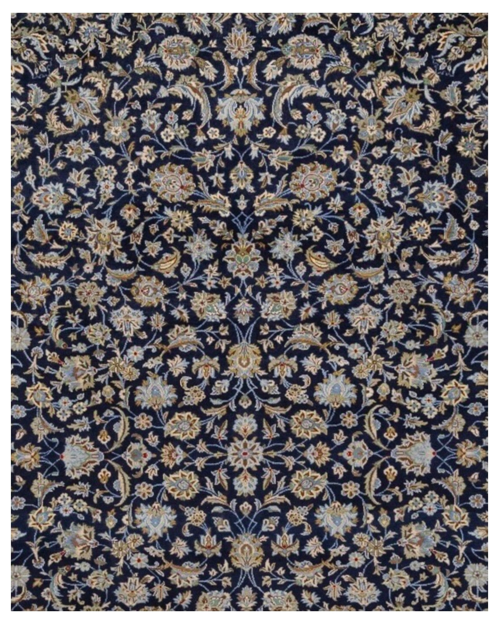 Vintage Hand-Knotted Persian Kashan Rug | 275 x 362cm