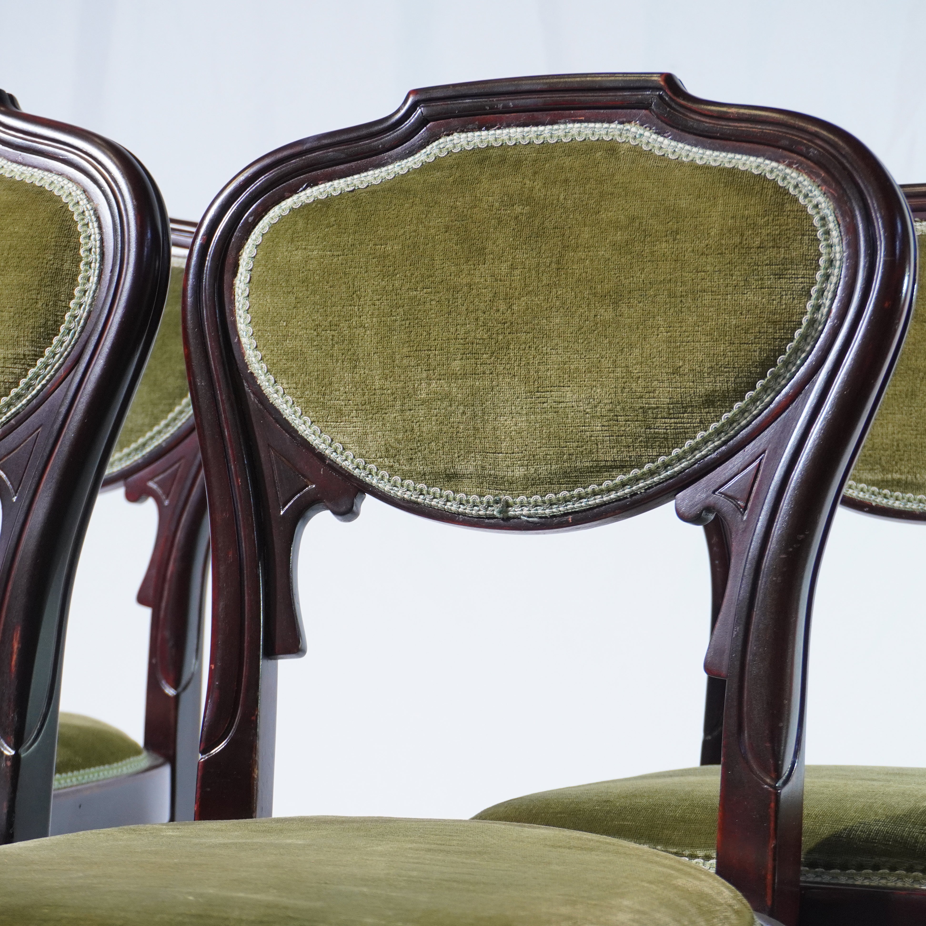 Josef Kohn Chairs and Settee - Set of 5