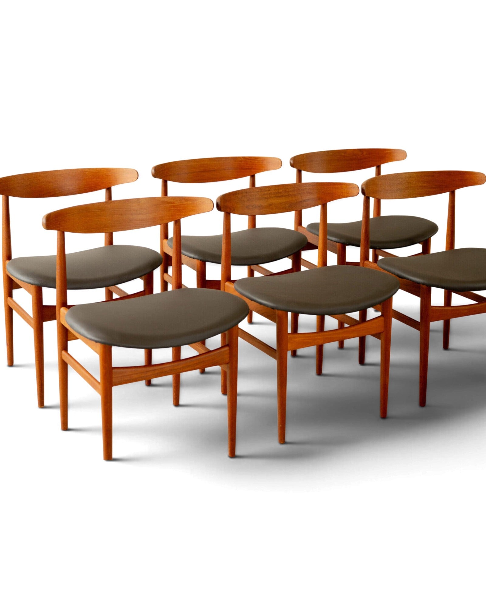 Model 218 Teak Dining Chairs by Poul Hundevad - Set of 6