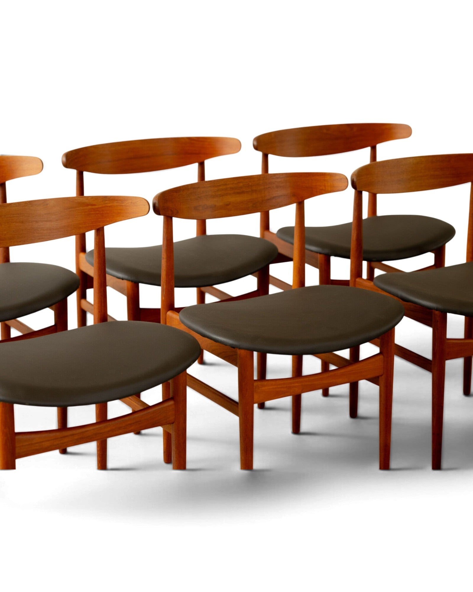 Model 218 Teak Dining Chairs by Poul Hundevad - Set of 6
