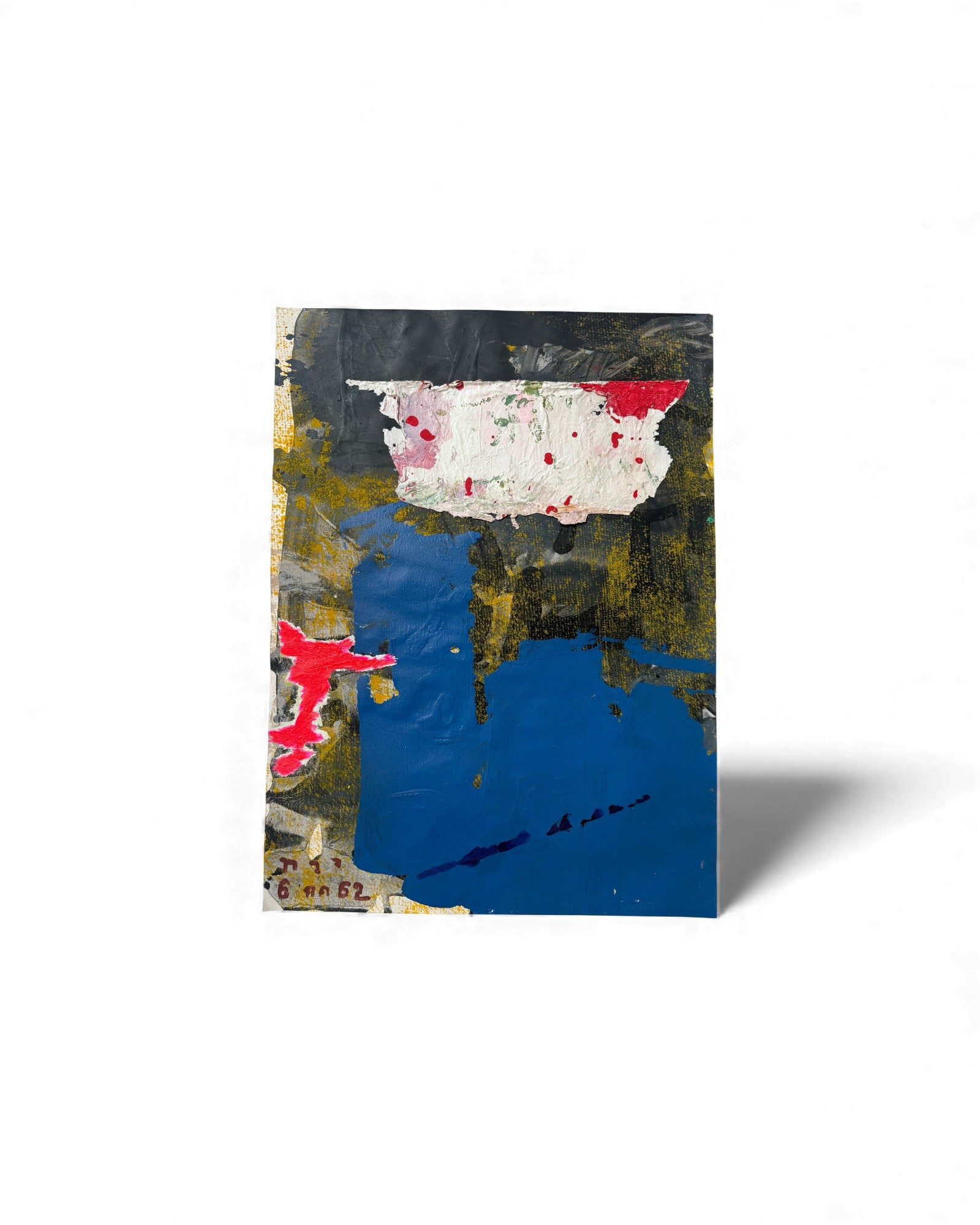 Untitled 6 - Acrylic, Collage on Paper - Surround Living - 1