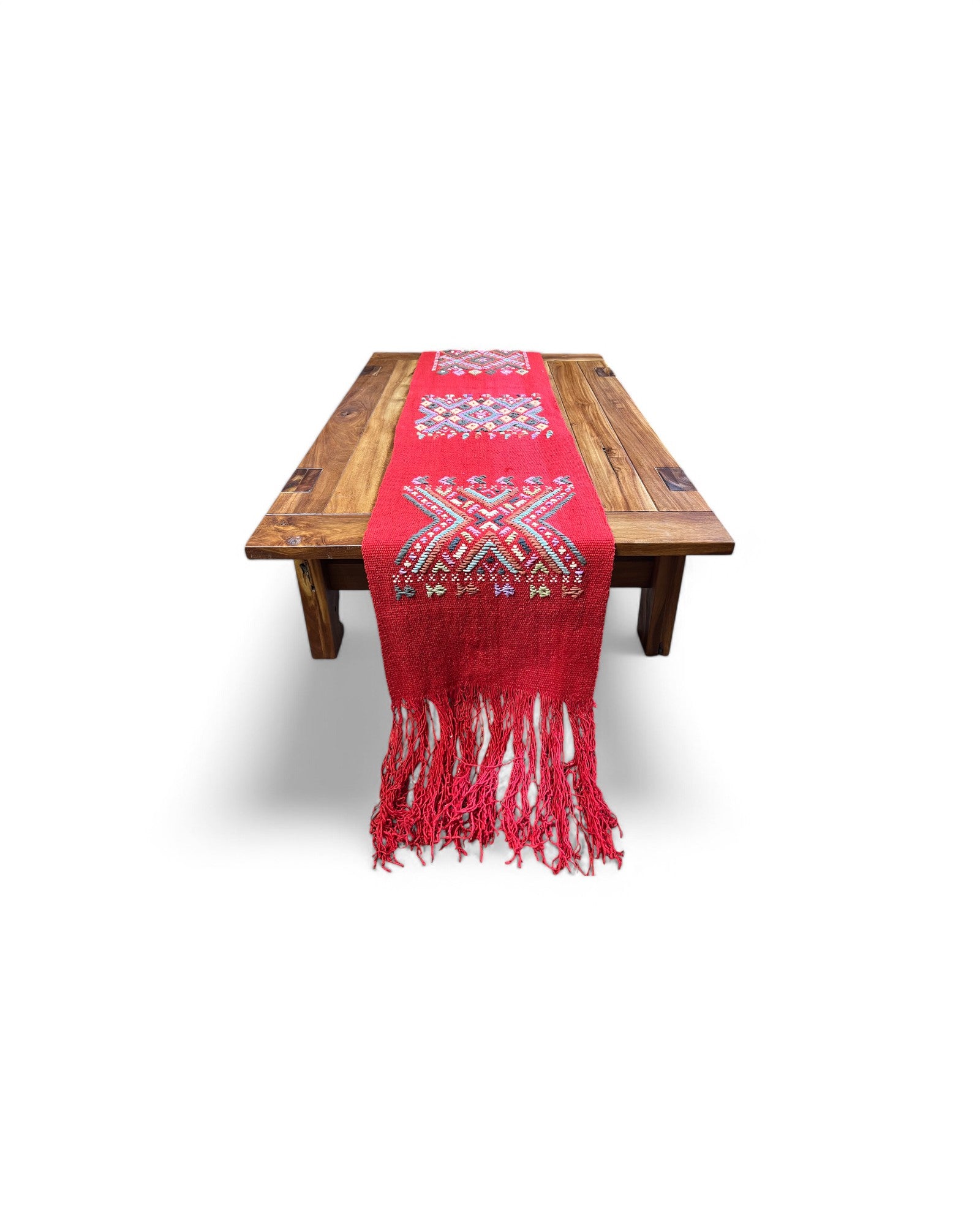 Red Decorative Patestry woven from Waist Loom - Red - Surround Living - 8
