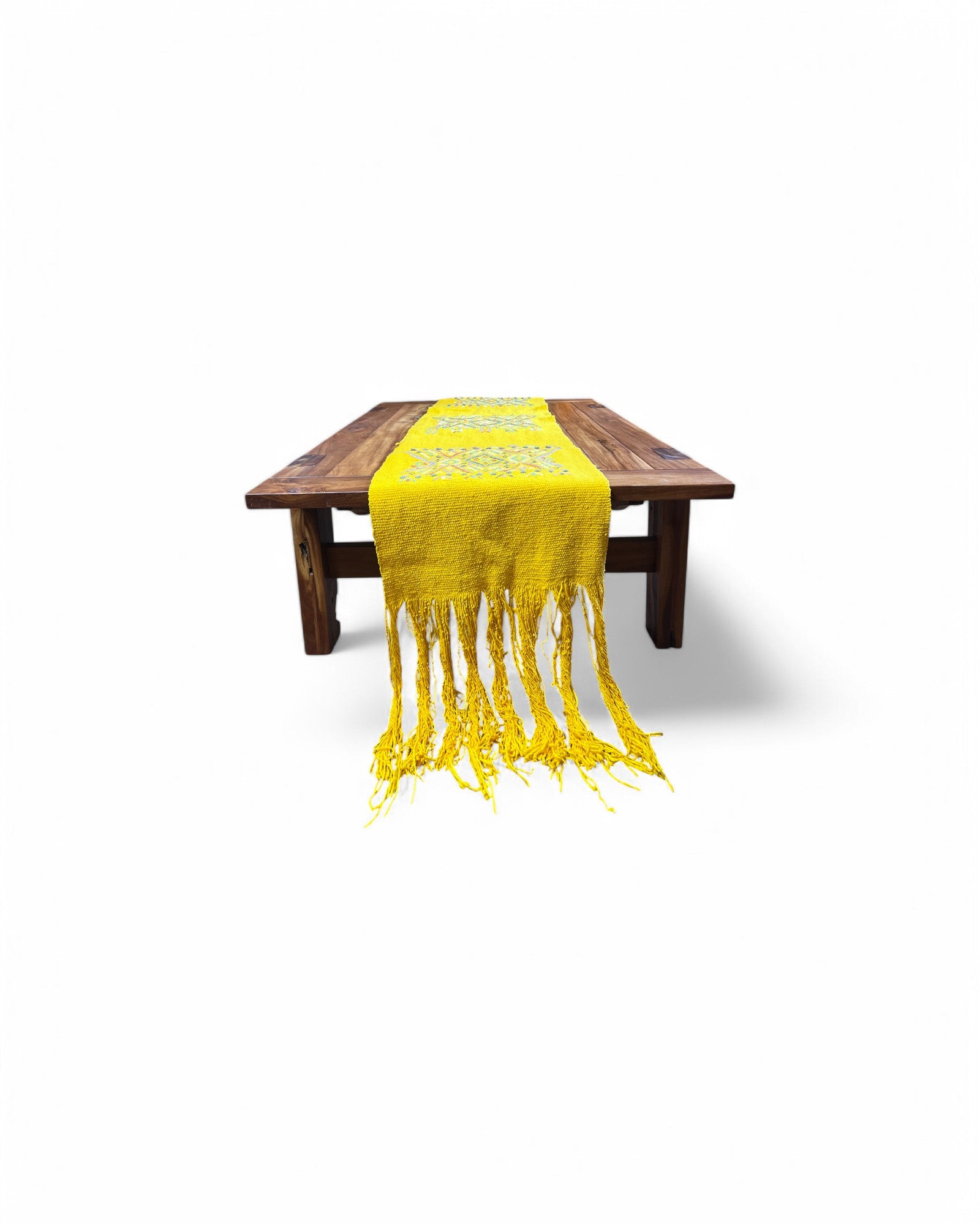 Yellow Decorative Patestry woven from Waist Loom - Yellow