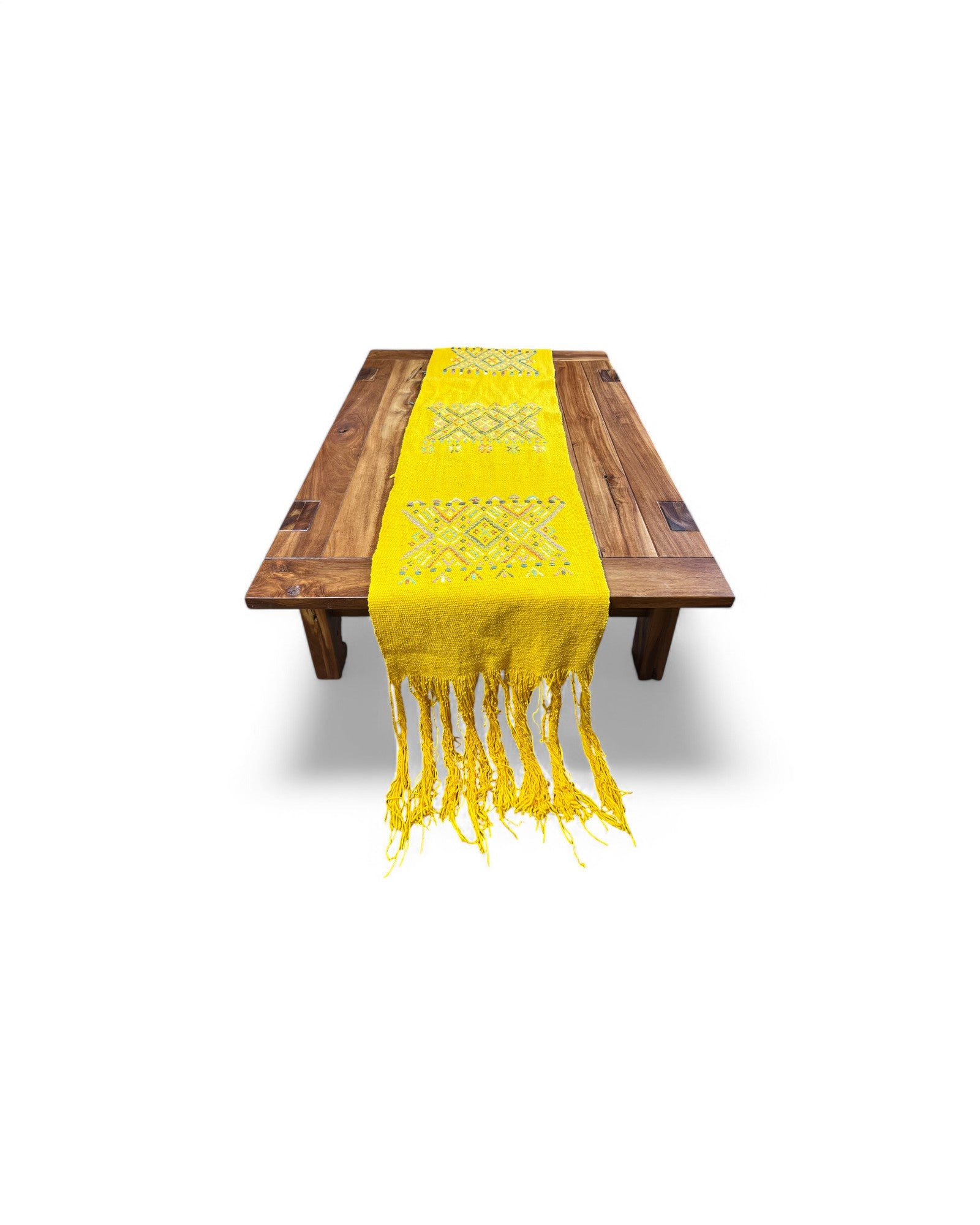 Yellow Decorative Patestry woven from Waist Loom - Yellow