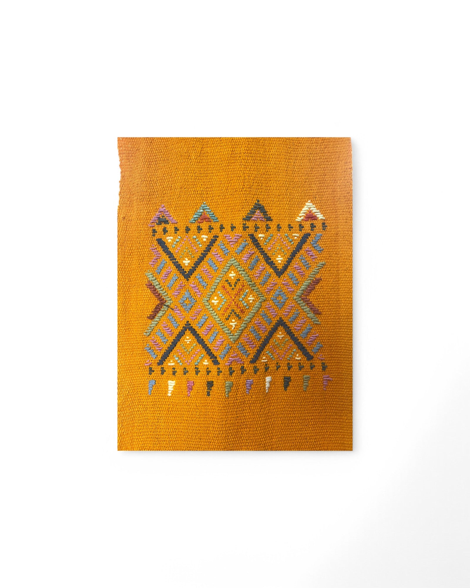 Waist Loom Orange Decorative Tapestry - Orange