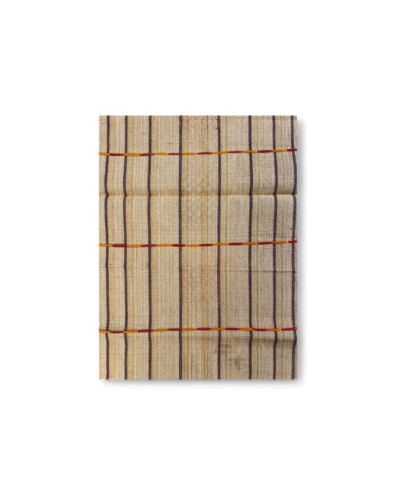 Tan Table cloth tapestry with Indiginous weave - Tan