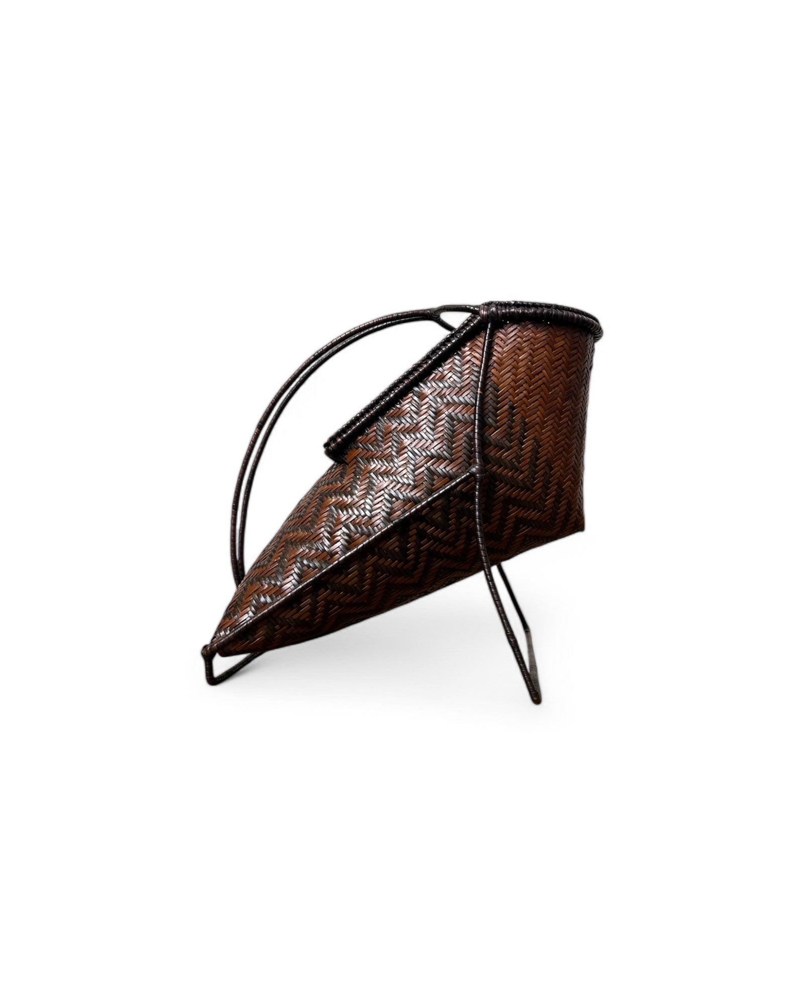 Khla Woven Wine Bottle Holder, Karen Hilltribe