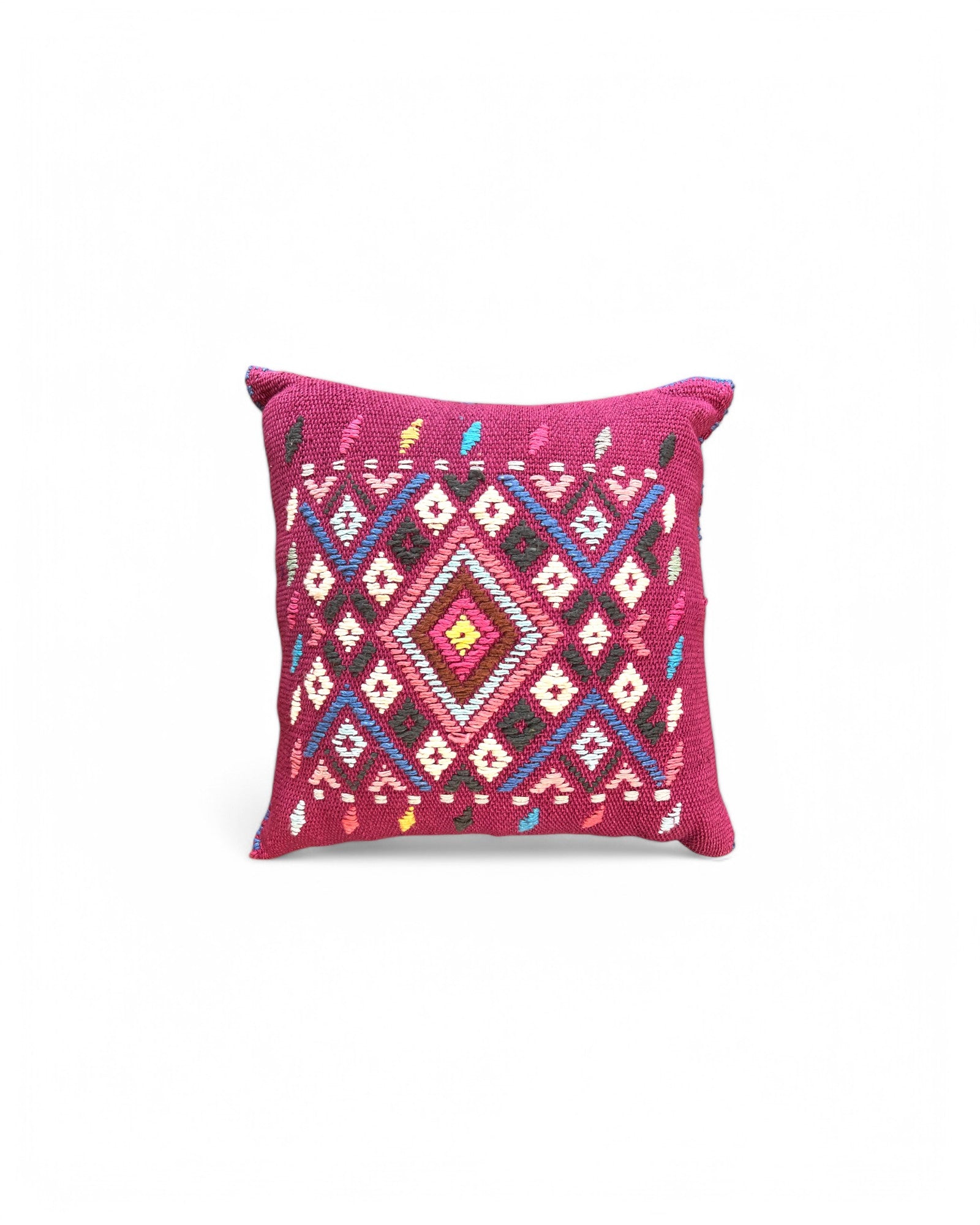 Handwoven Waist Loom Doi Tao Pillow - Mangosteen