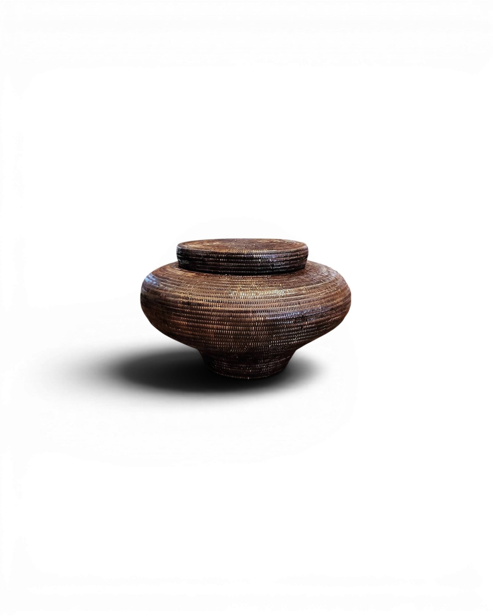 Lipao Lidded Basket Vessel