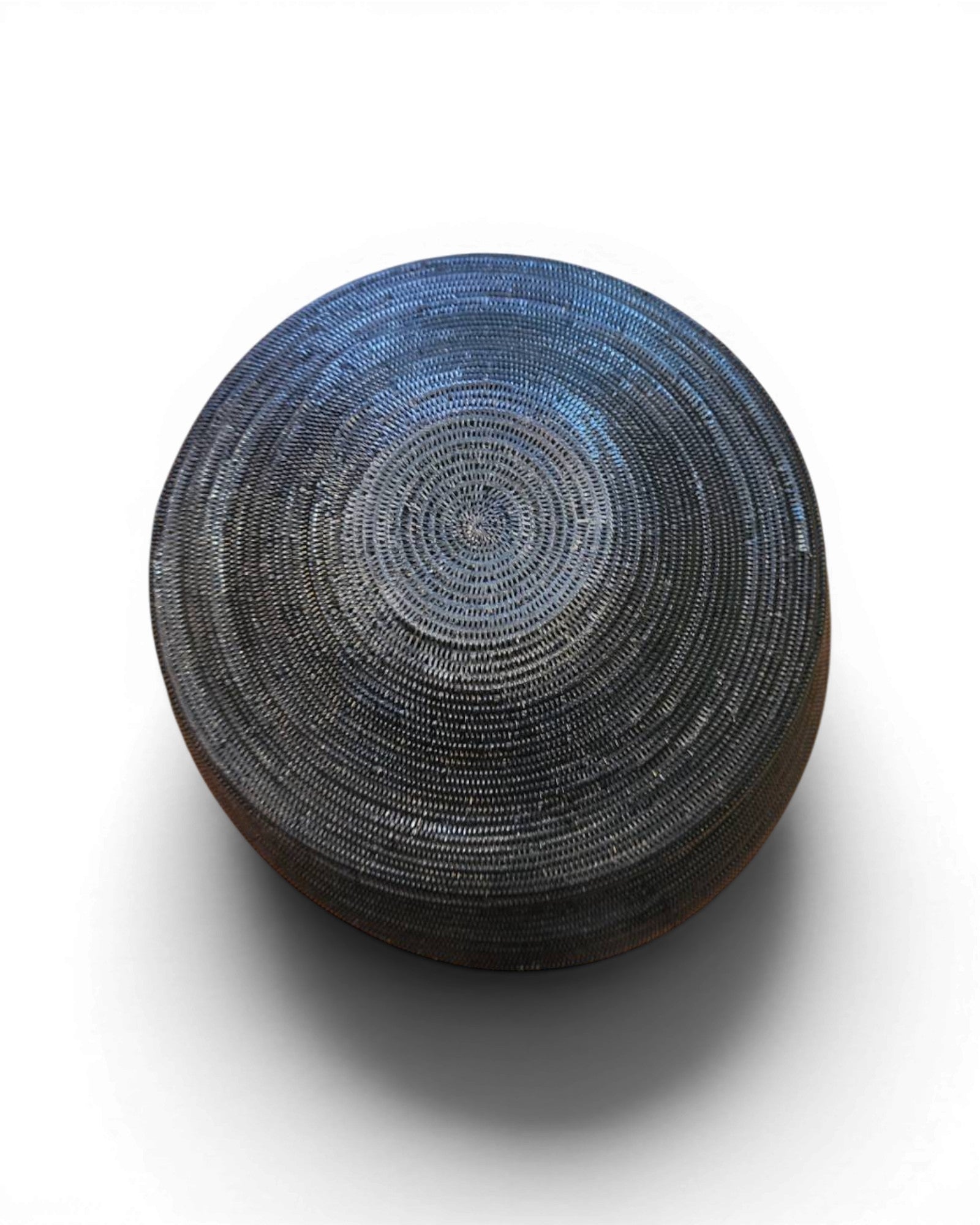 Yan Lipao Lidded Basket - Dark Brown/Black - Surround Living - 3