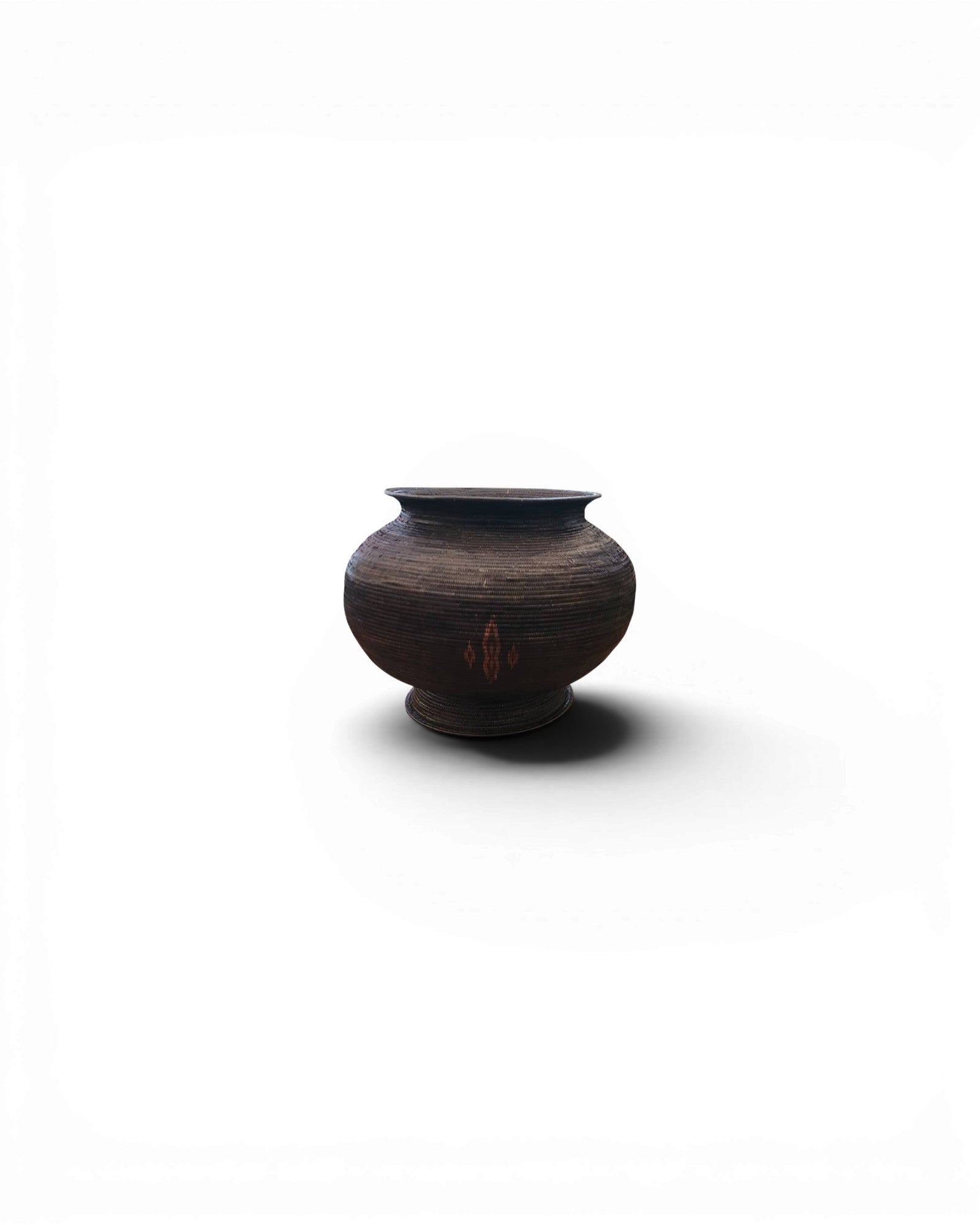 Yan Lipao Oval Basket - Deep Brown