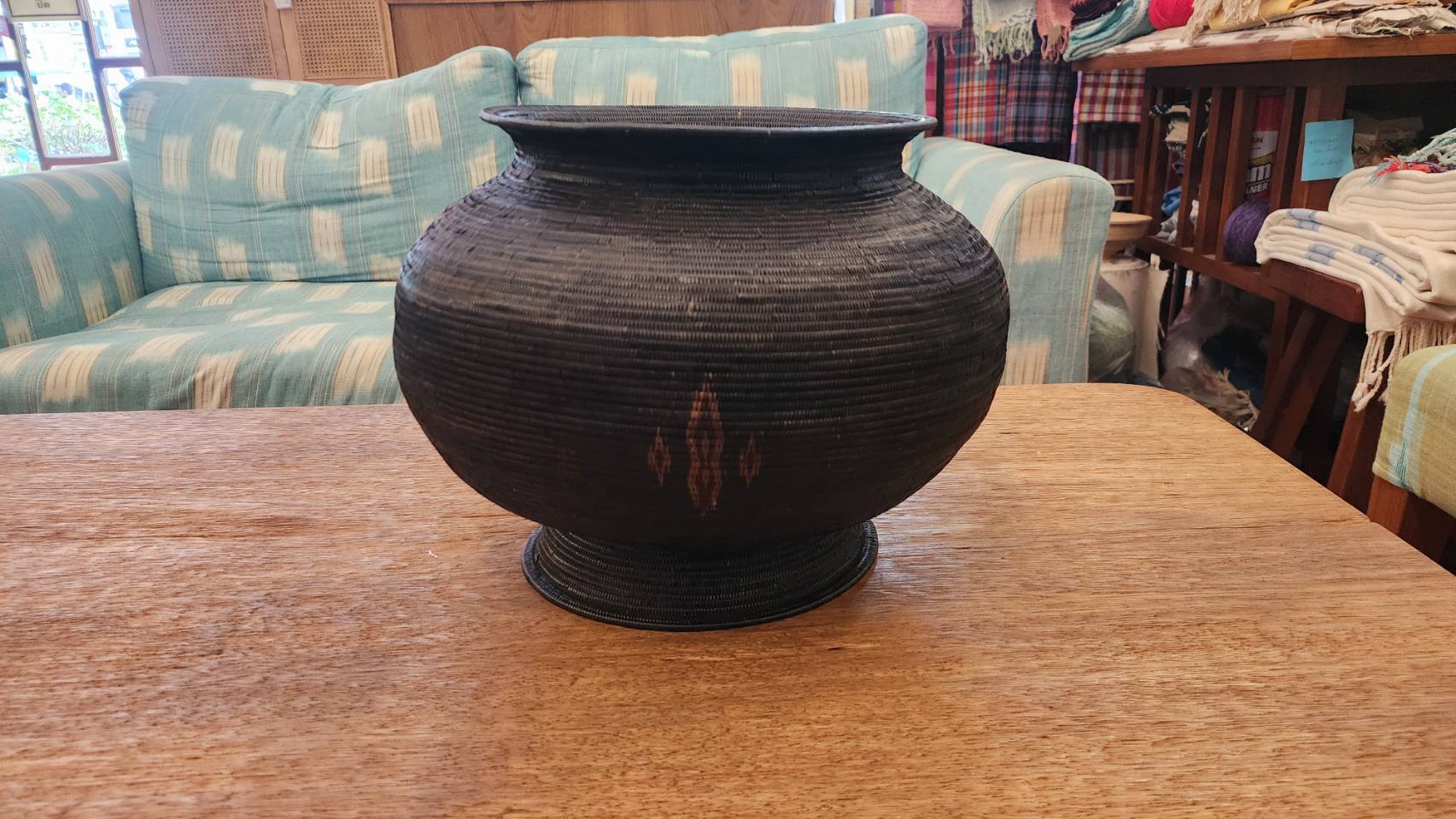 Yan Lipao Oval Basket - Deep Brown - Surround Living - 6
