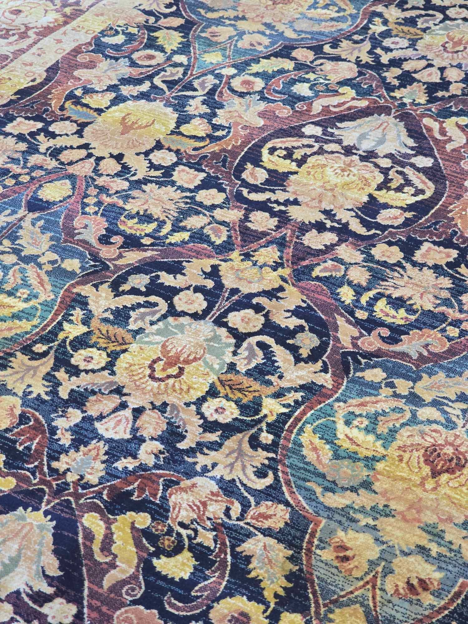 Classic Belgian Floral Medallion Rug