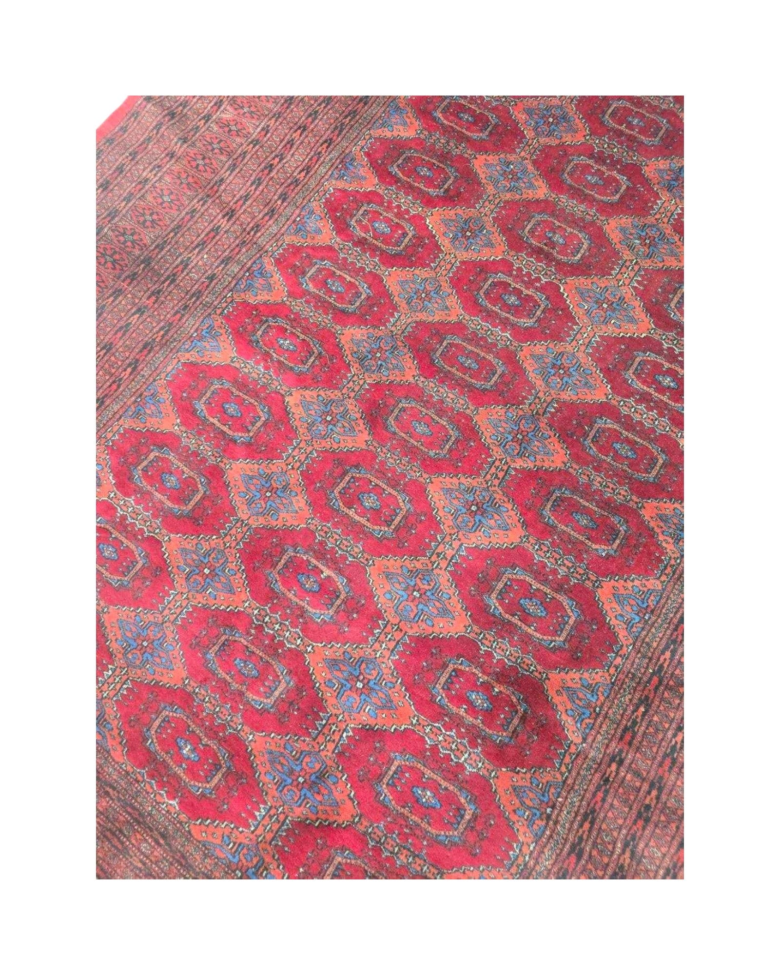 Persian Red Tribal Bokhara Rug | 190 x 290cm