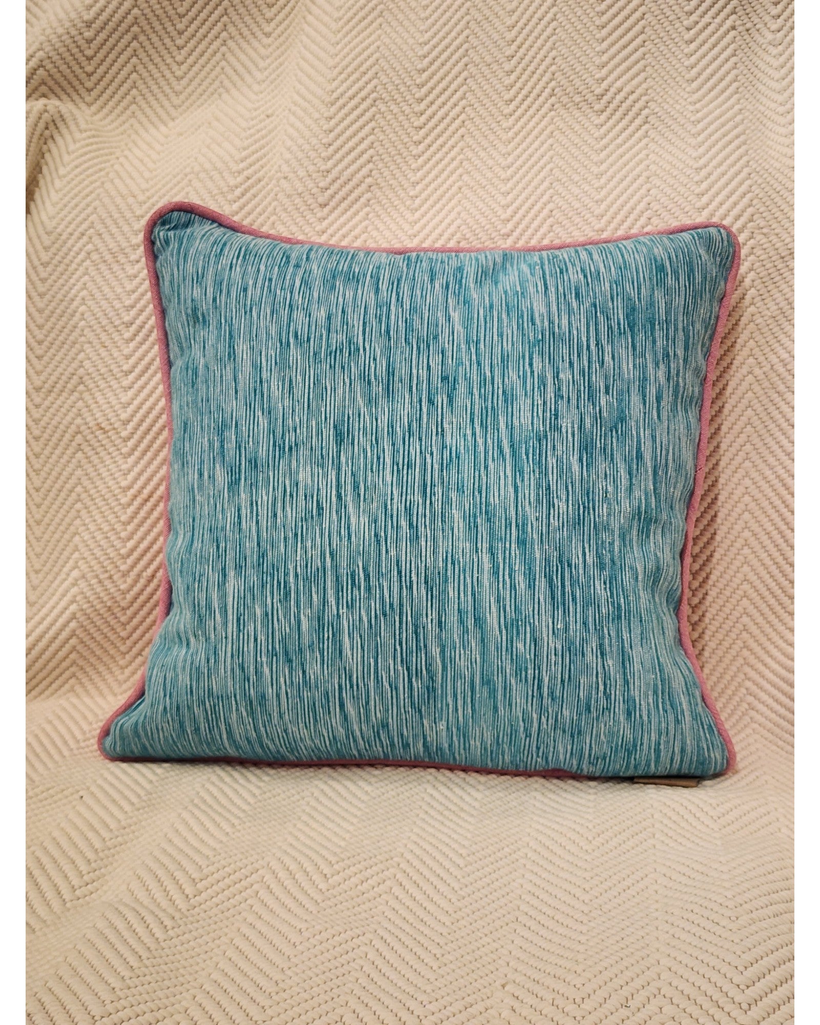 Hand Embroidered Cicada Cushion
