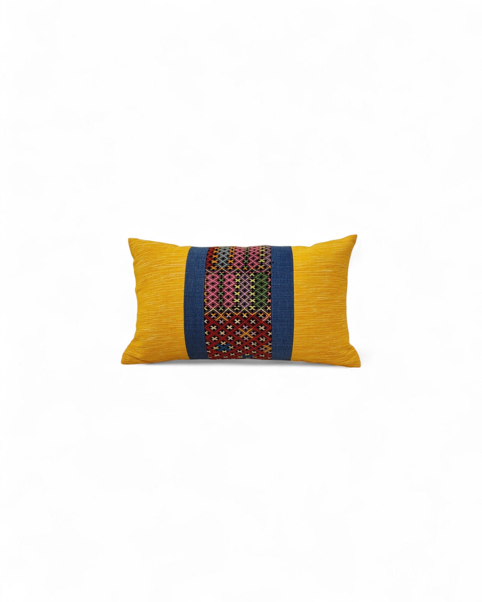 Chiang Mai Threads Lumbar Cushion - Yellow