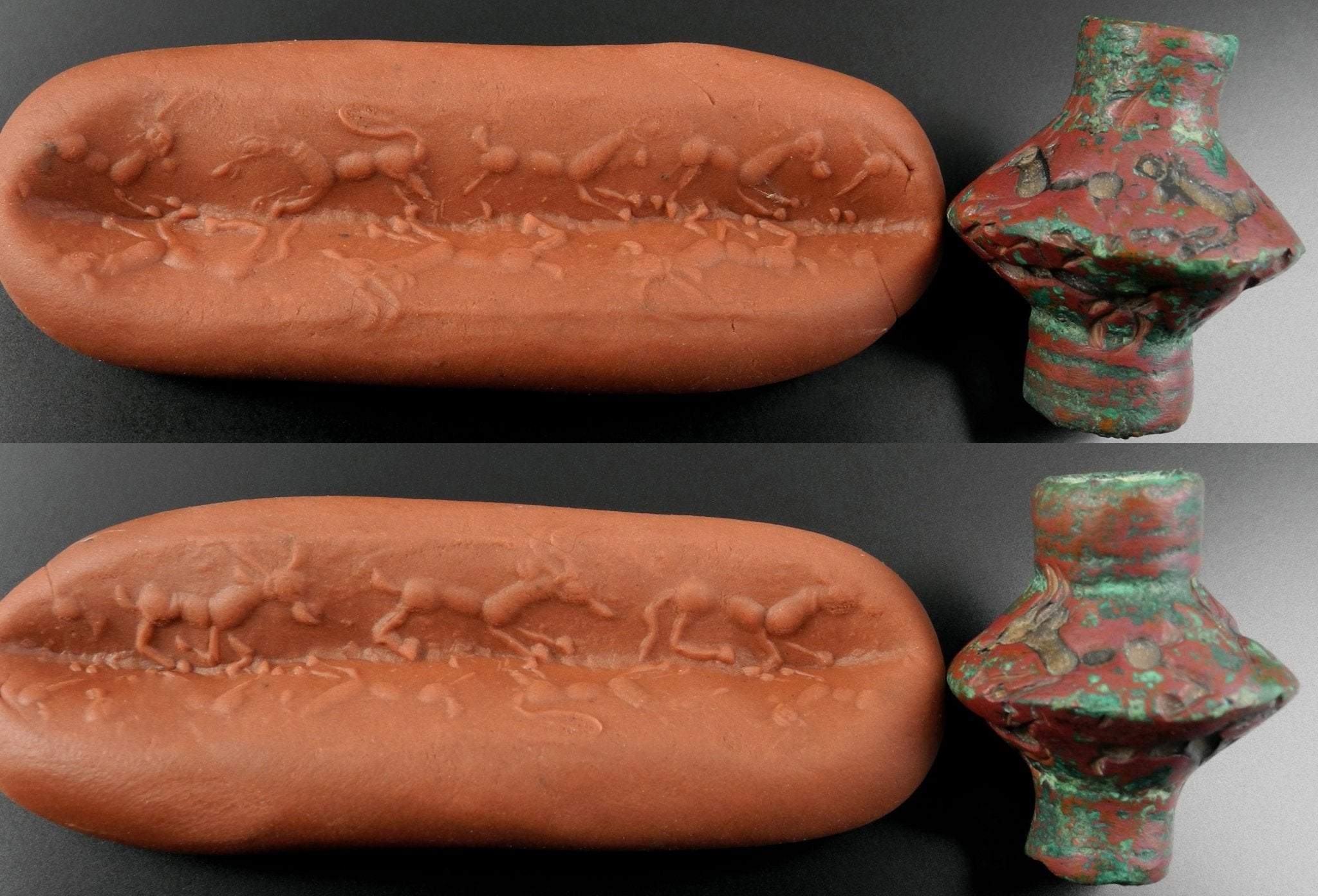 Kushan Copper Antique Seal - Surround Living - 9