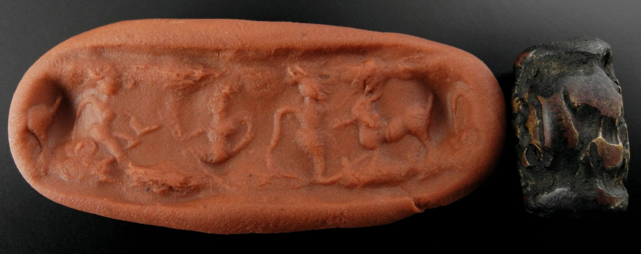 Kushan Copper Antique Seal - Surround Living - 13