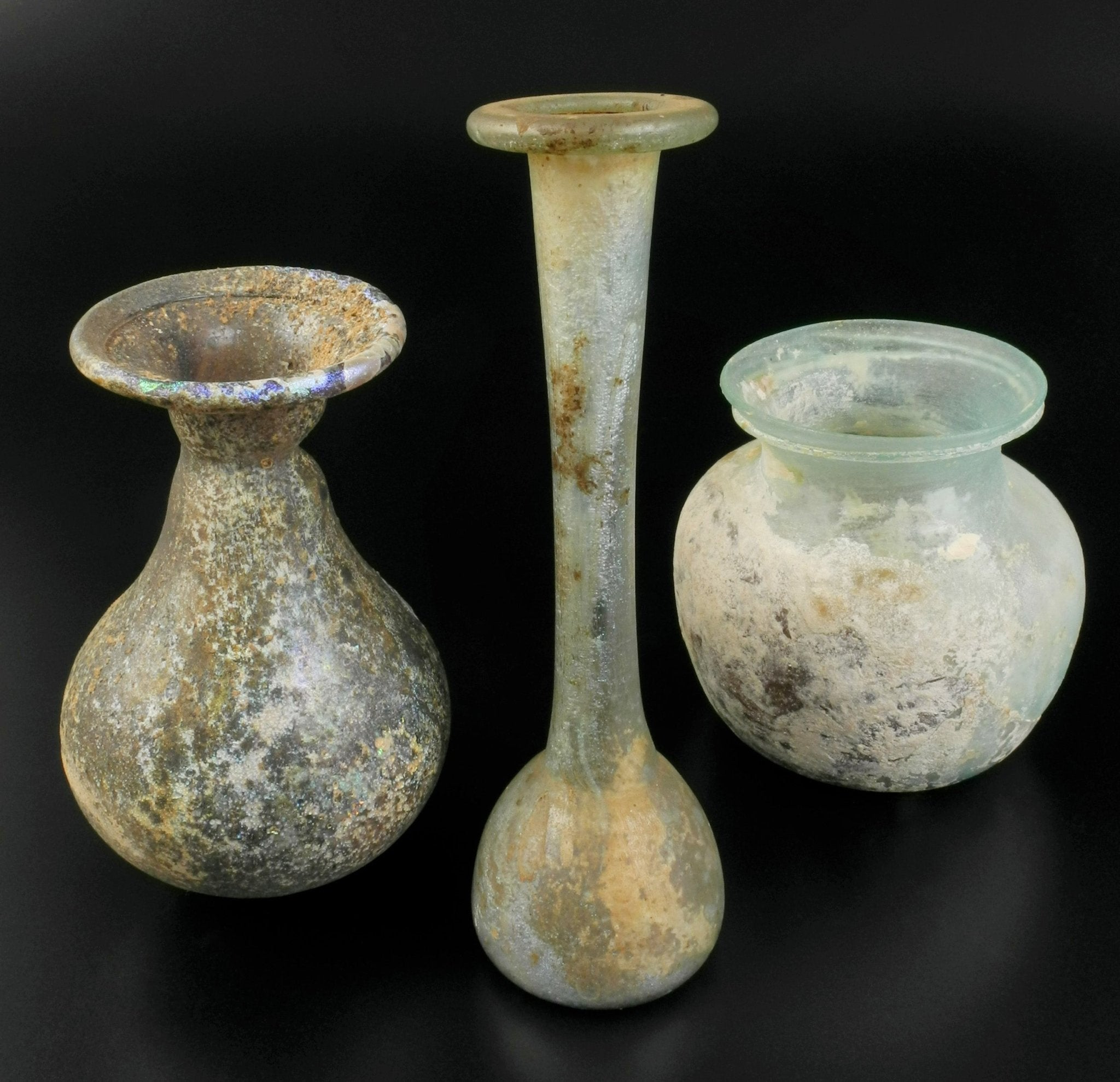 Collection of Roman Glass Flasks - Surround Living - 7