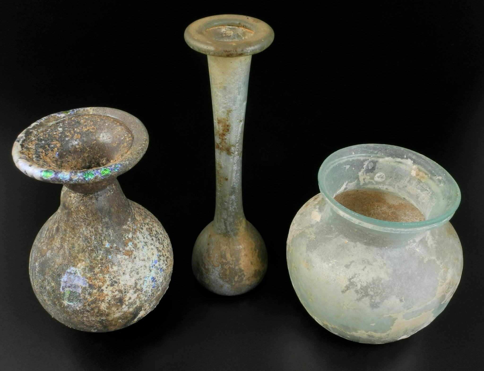 Collection of Roman Glass Flasks - Surround Living - 8
