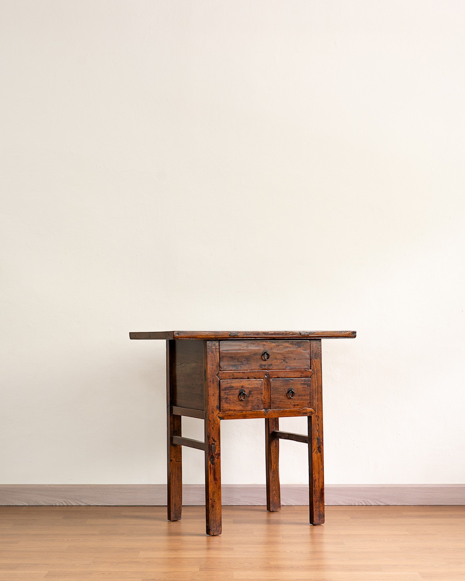 Chinese Antique Three Drawers Table