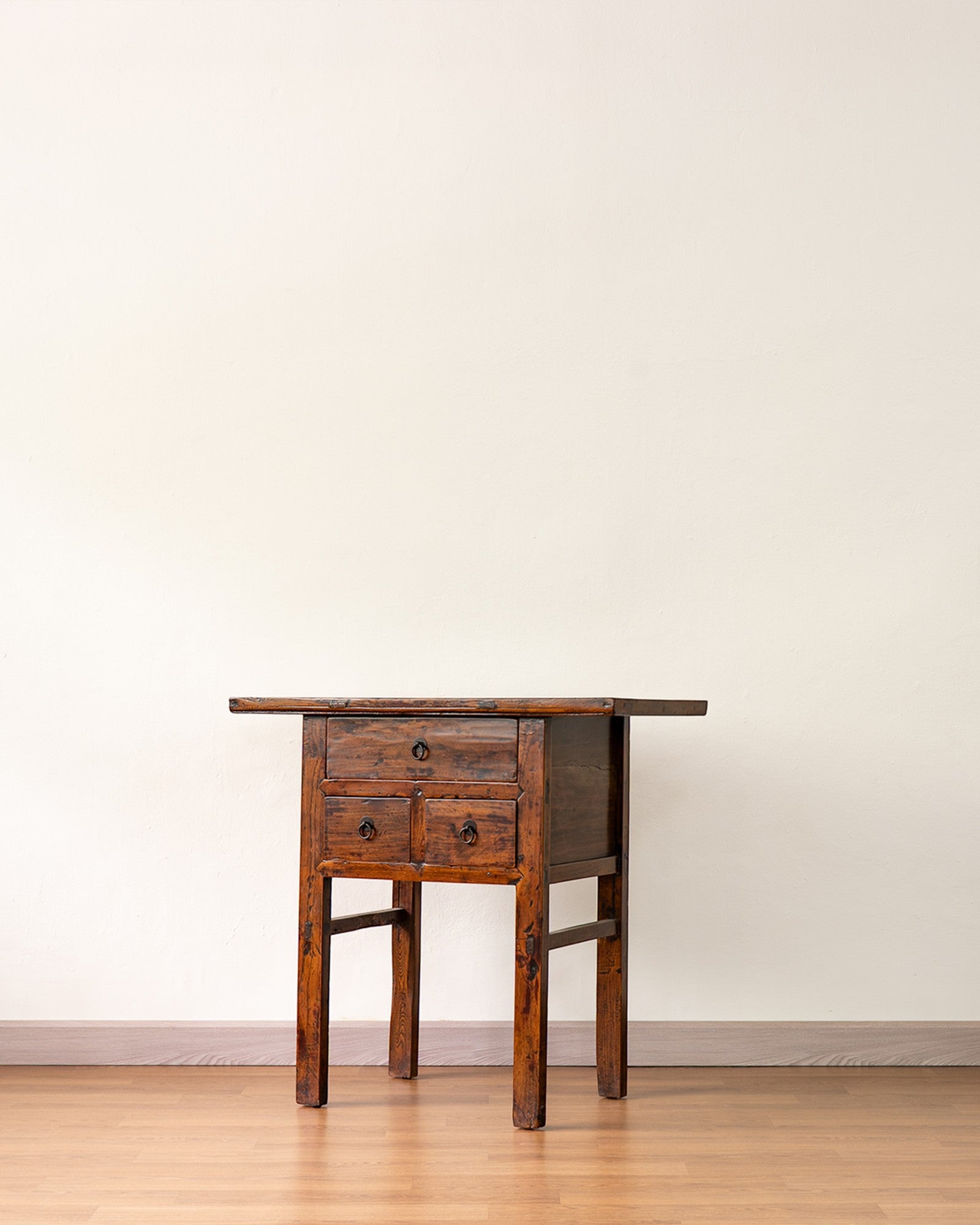 Chinese Antique Three Drawers Table