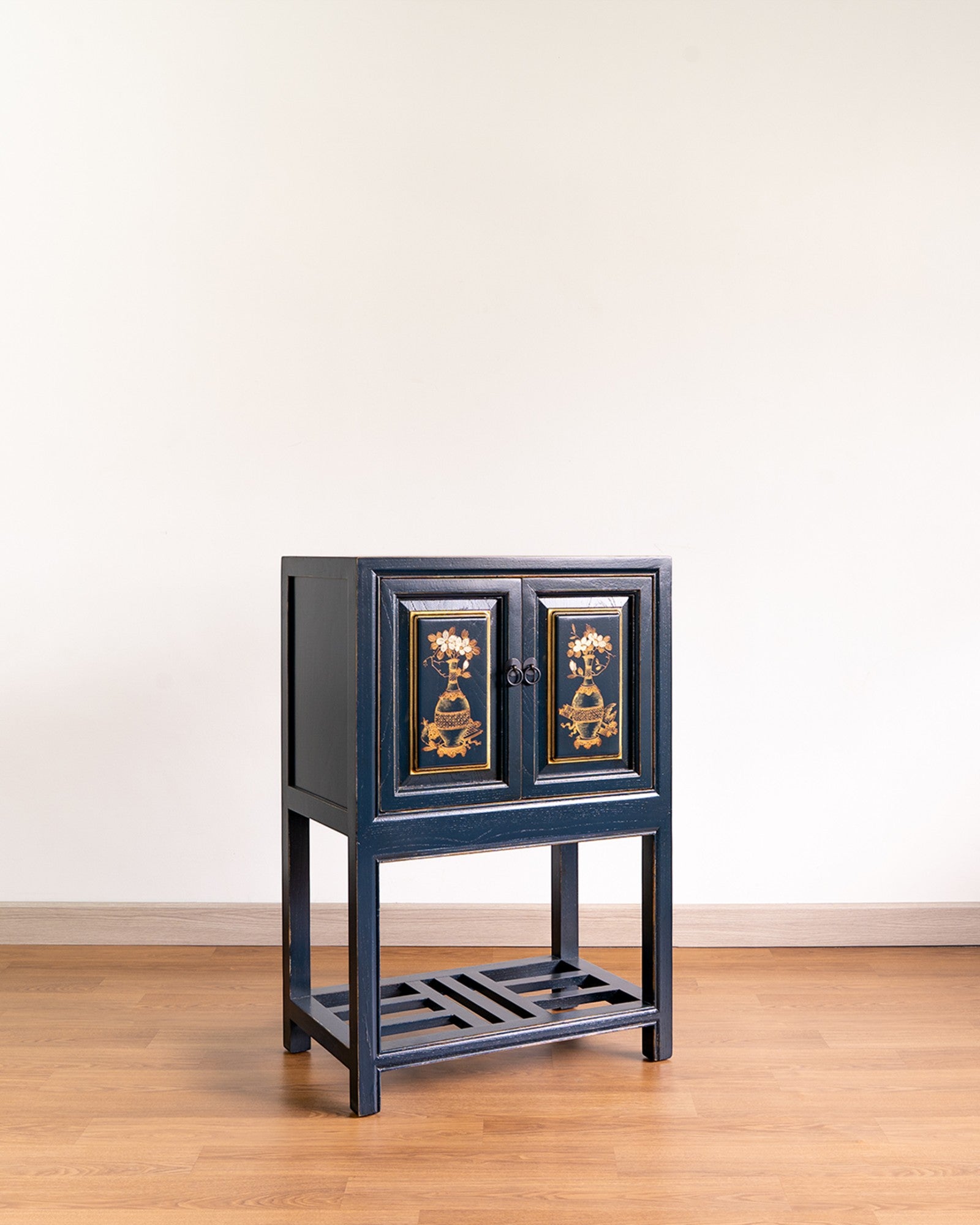 Hand-Painted Eastern Heritage Cabinet - Reproduction